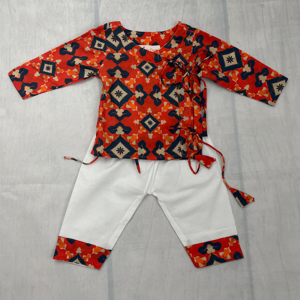 Angrakha sets - Orange Patola Joeycare