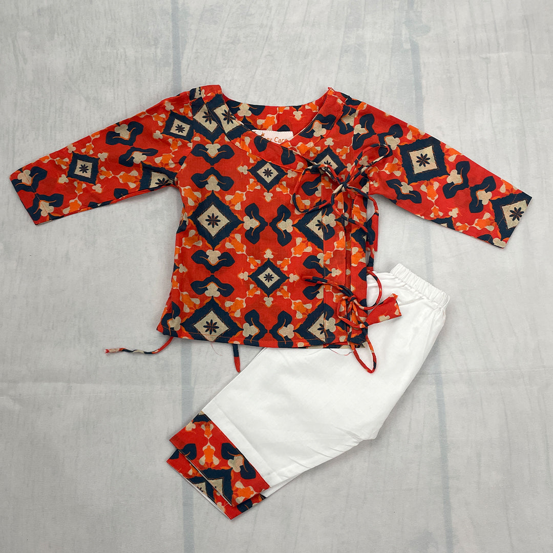 Angrakha sets - Orange Patola Joeycare