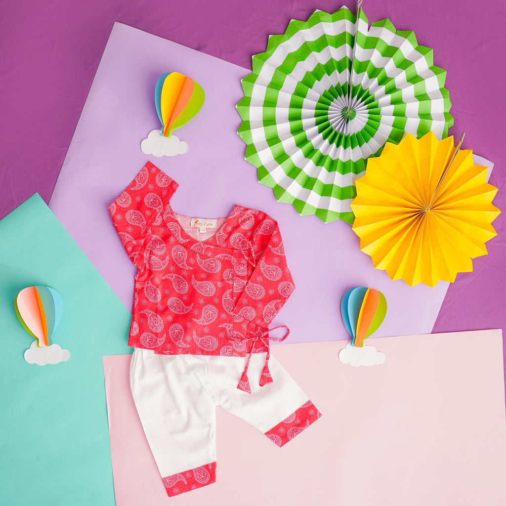 Angrakha Sets - Red booti Joeycare