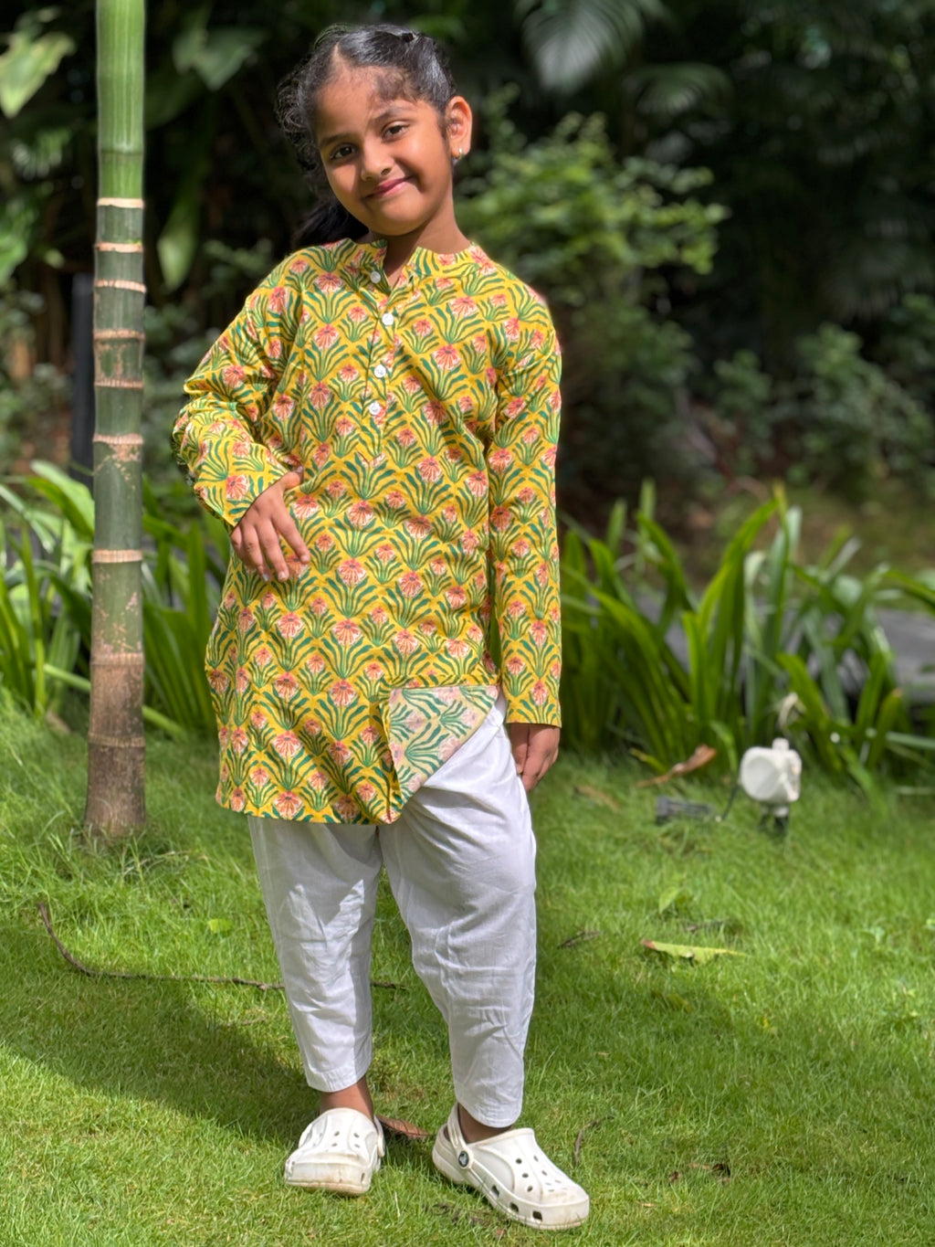 Salwar Kurta Set for Girls - Bright Sunshine