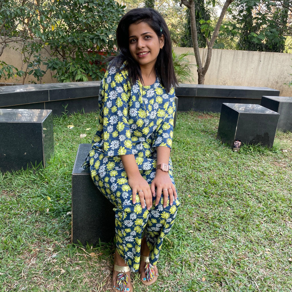 Co-ord Set - Elegant Flowers Joeycare