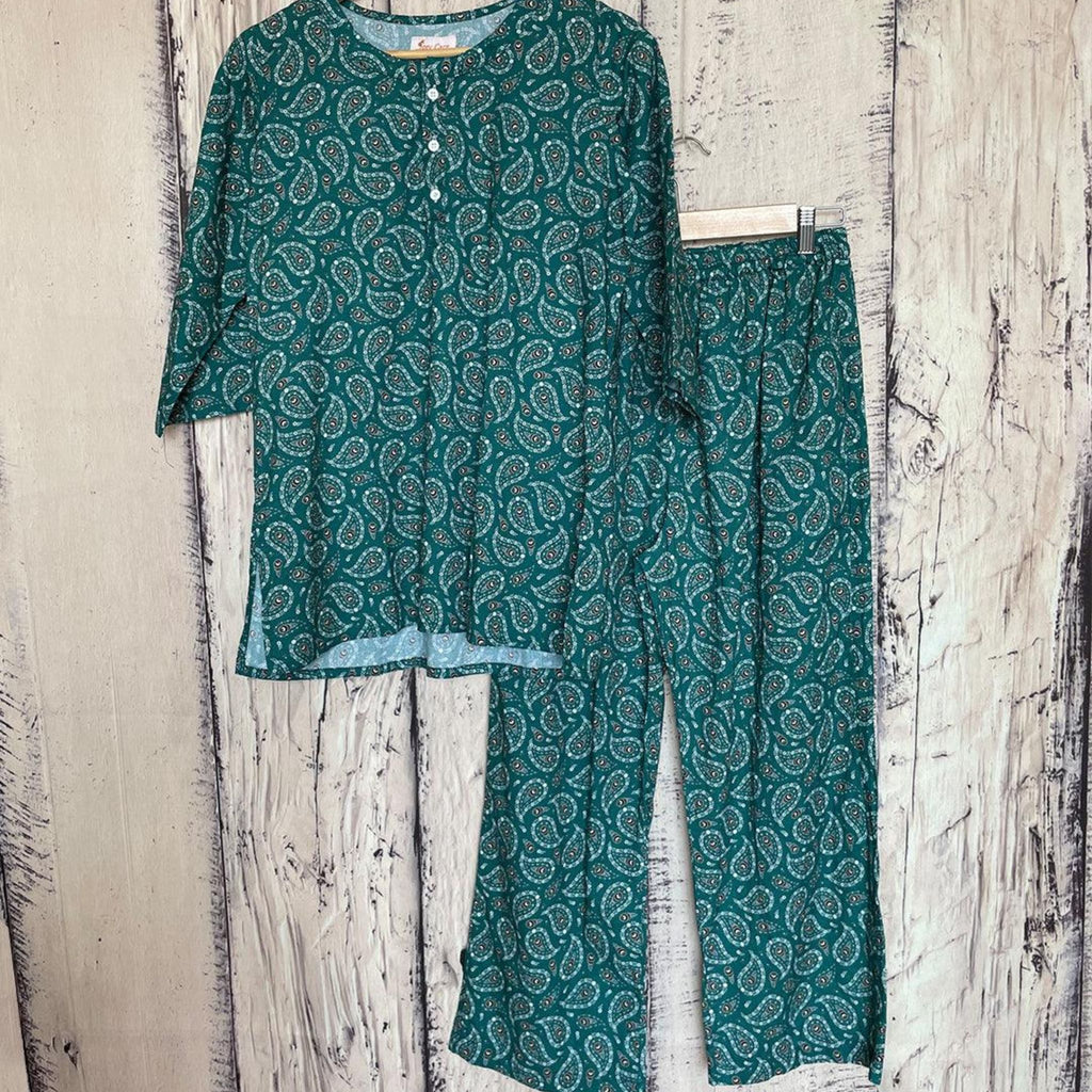 Co-ord Set - Green Booti Joeycare