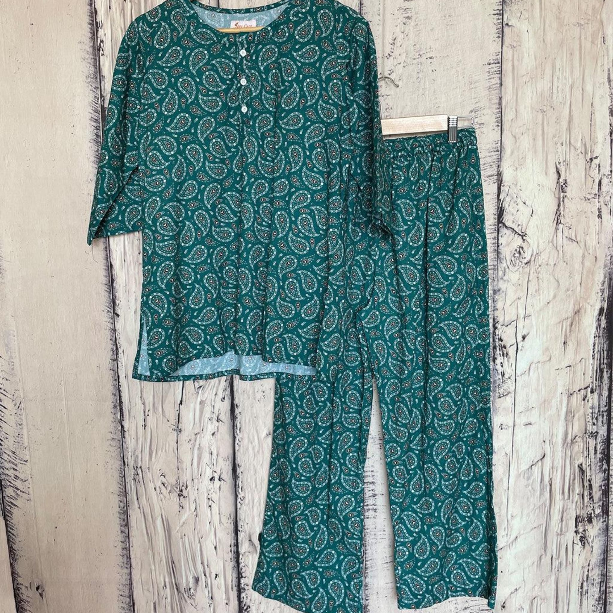 Co-ord Set - Green Booti Joeycare
