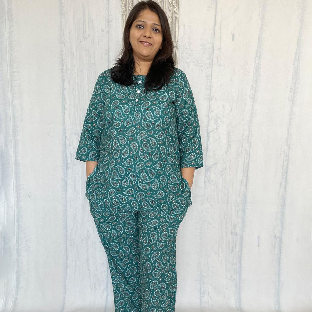 Co-ord Set - Green Booti Joeycare