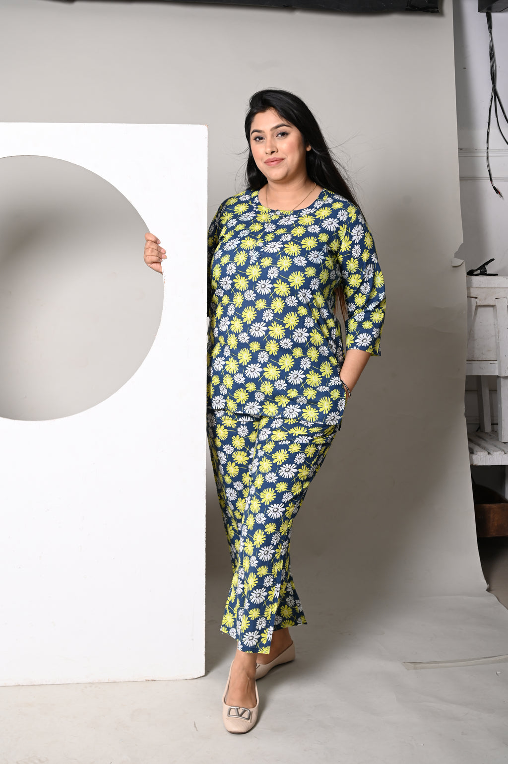 Co-ord Set - Elegant Flowers