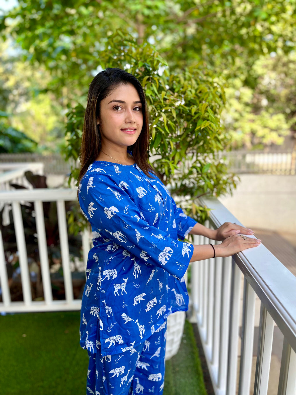 Co-ord set - Blue Safari