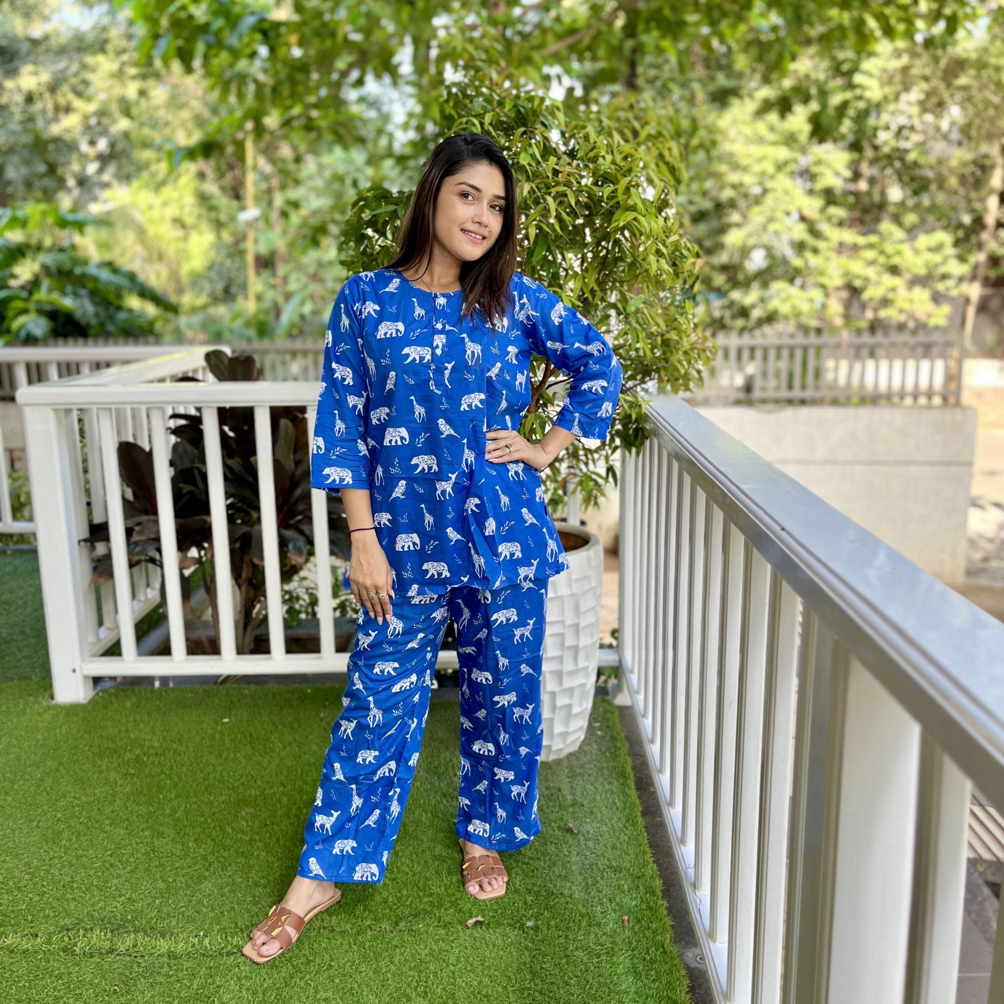 Co-ord set - Blue Safari Joeycare