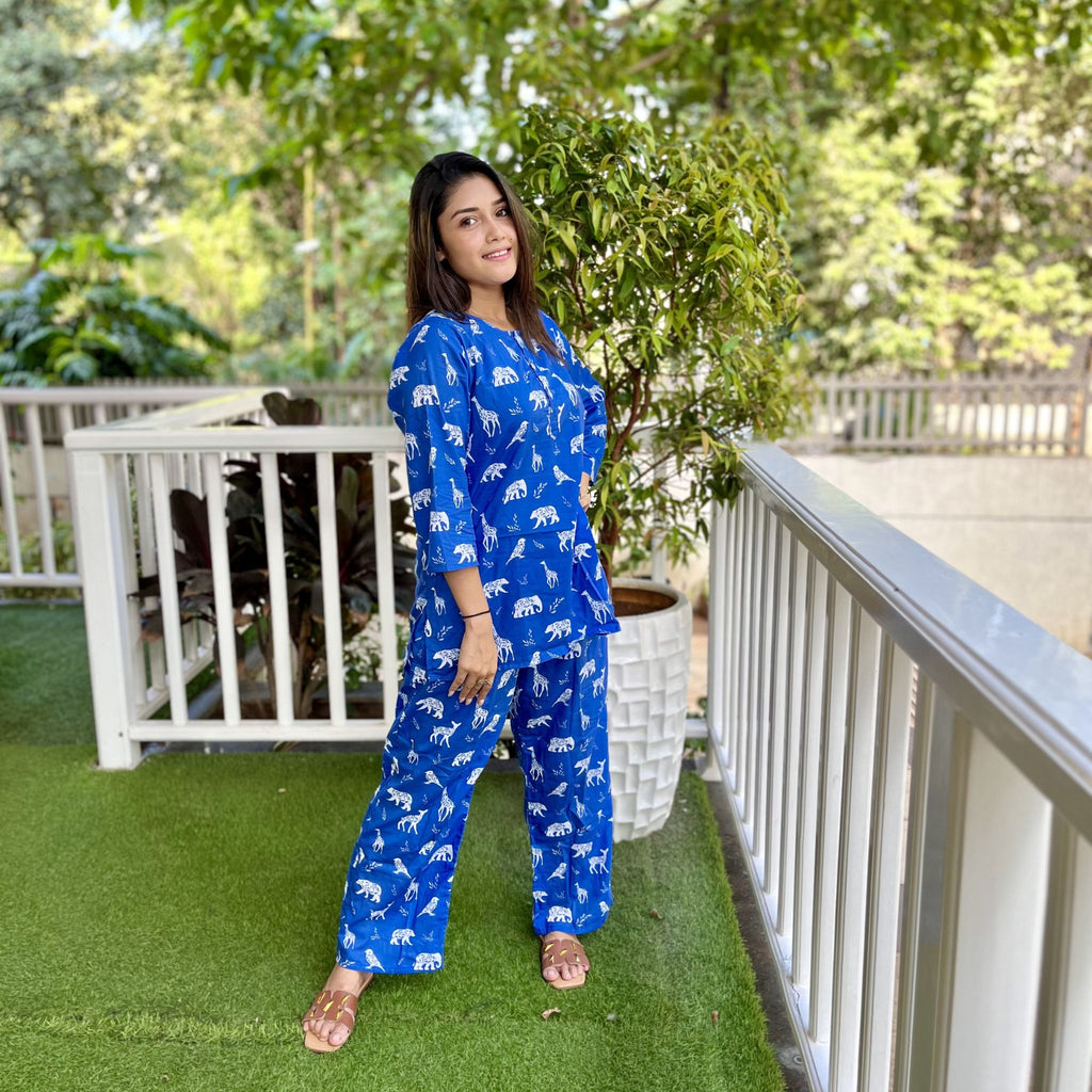 Co-ord set - Blue Safari Joeycare