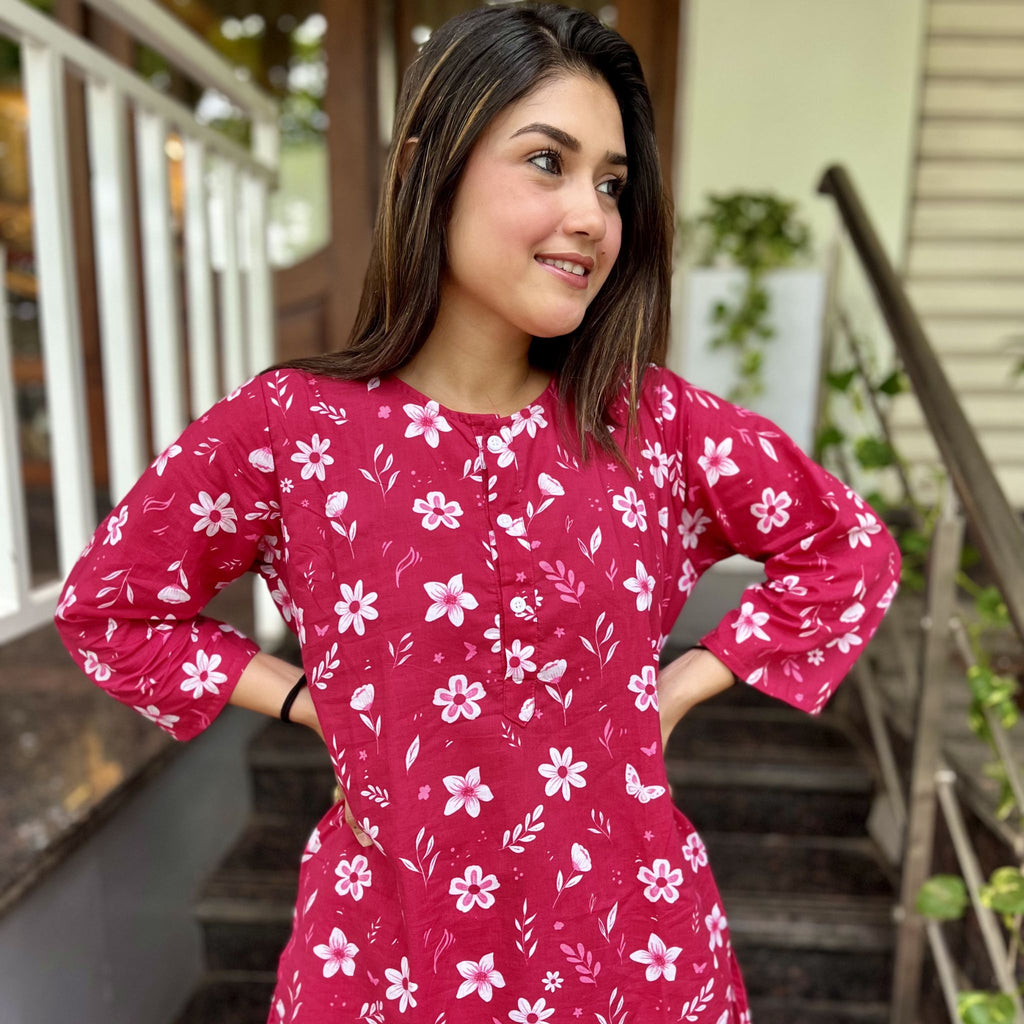 Co-ord set - Pink Bloom Joeycare