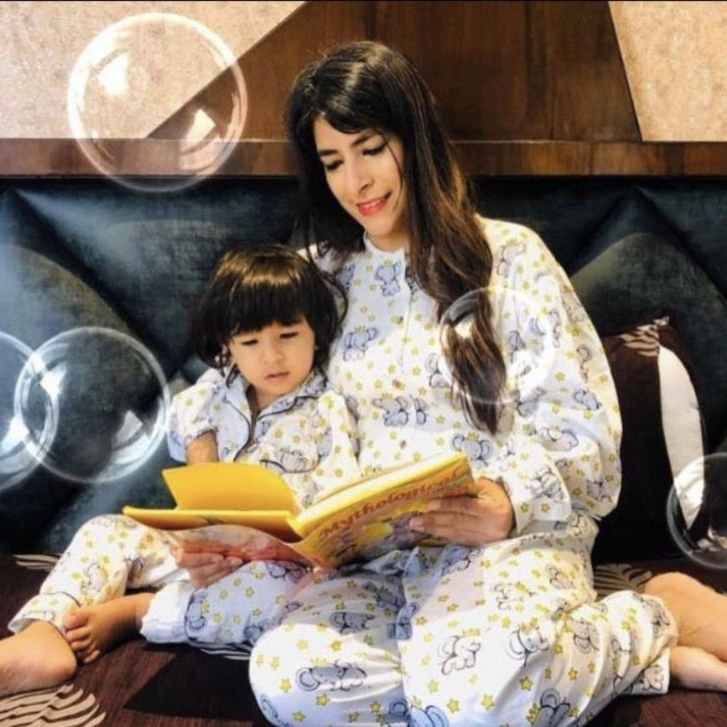 Farrow Nightwear - Elephant print Joeycare