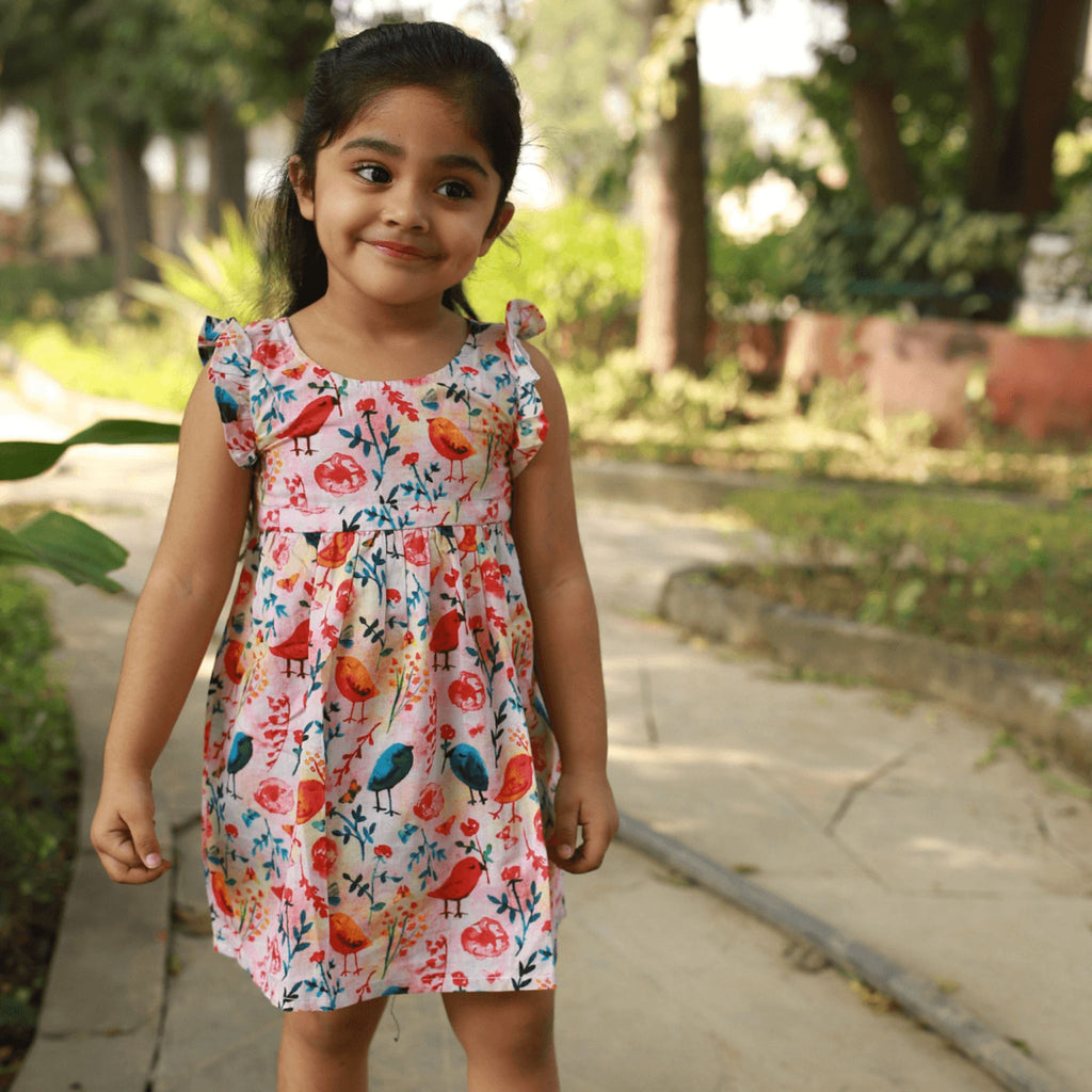 Frock for girls - Birds Joeycare