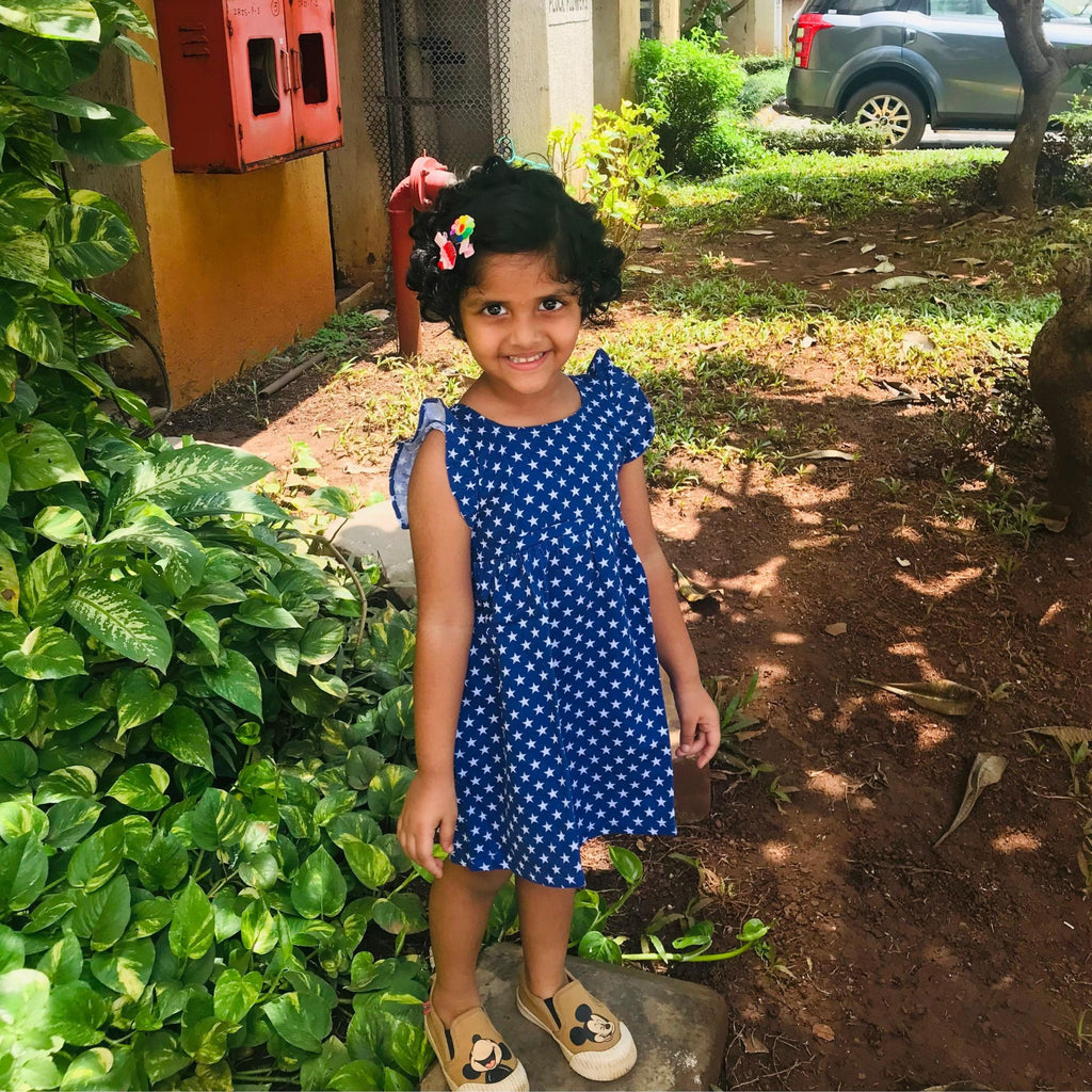 Frock for girls - Star Print Joeycare