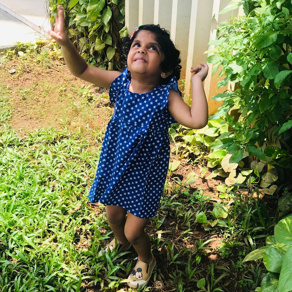 Frock for girls - Star Print Joeycare
