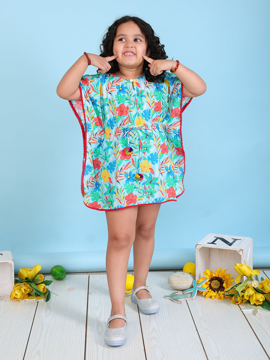 Beach Kaftan for Girls - Bloom Chic
