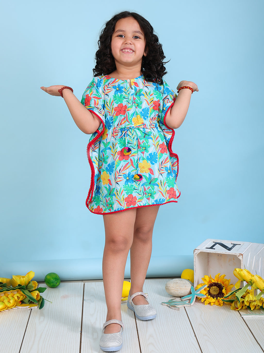 Beach Kaftan for Girls - Bloom Chic