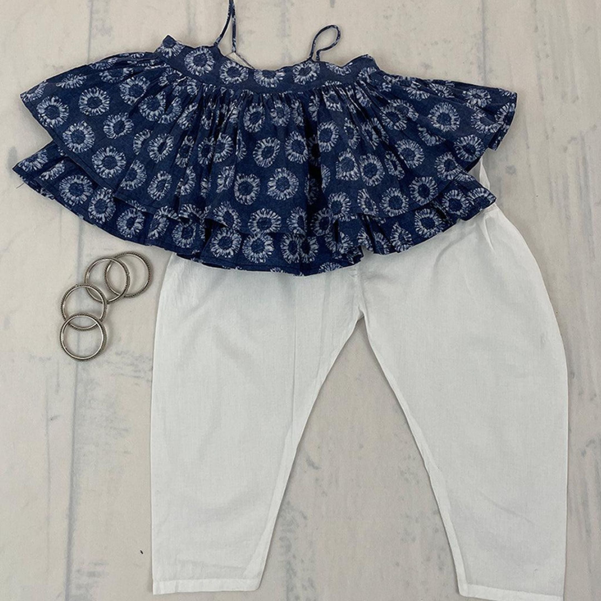 Indian wear for girls - Shibori Joeycare