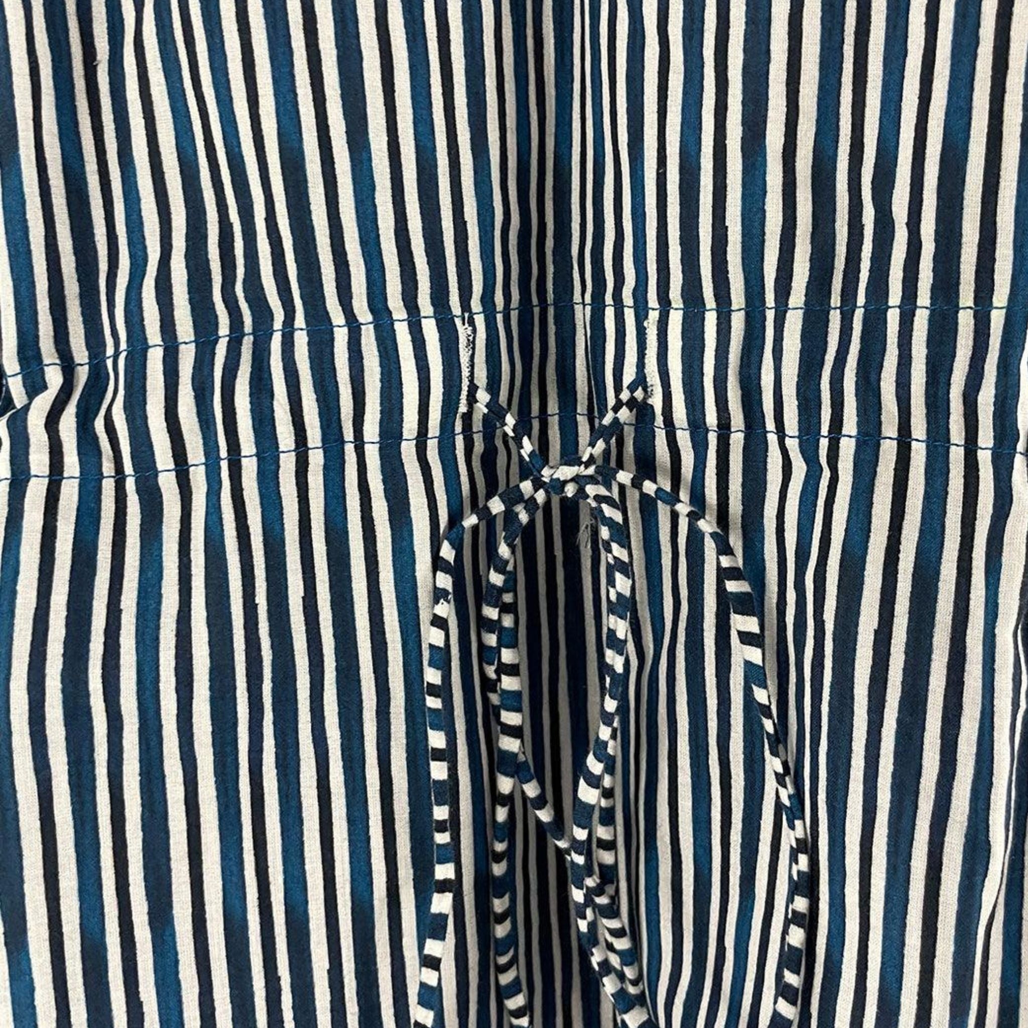Kaftan Jammies - Indigo stripes Joeycare