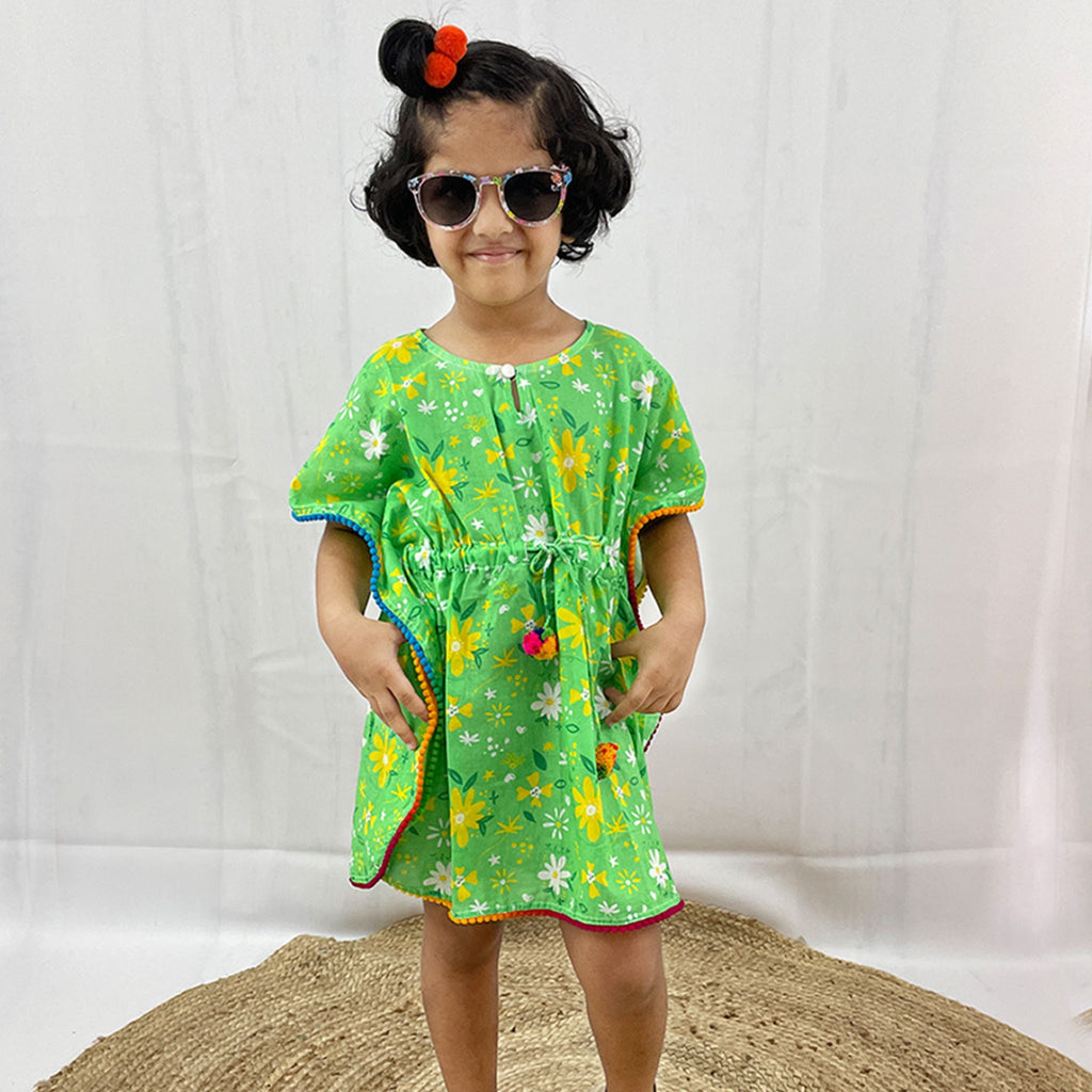 Kaftan for Girls - Floral Frenzy Joeycare