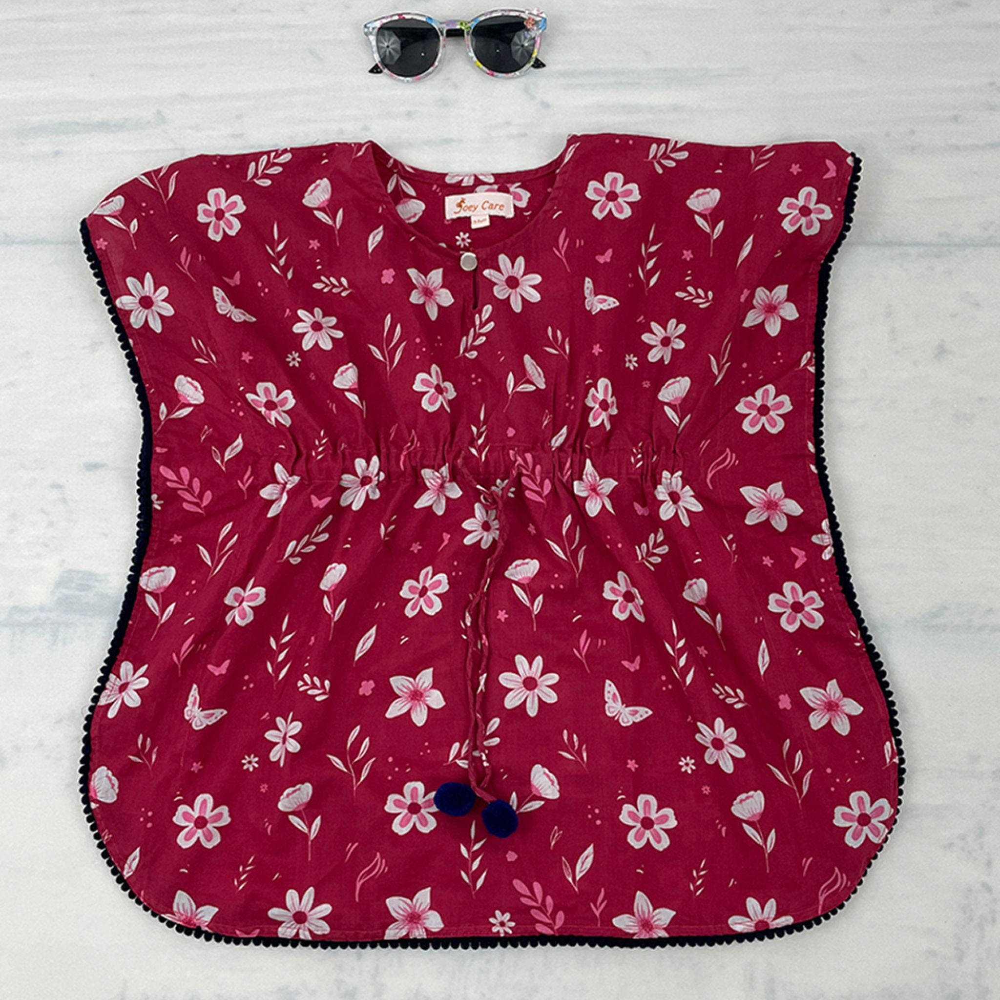 Kaftan for Girls - Pink Bloom Joeycare