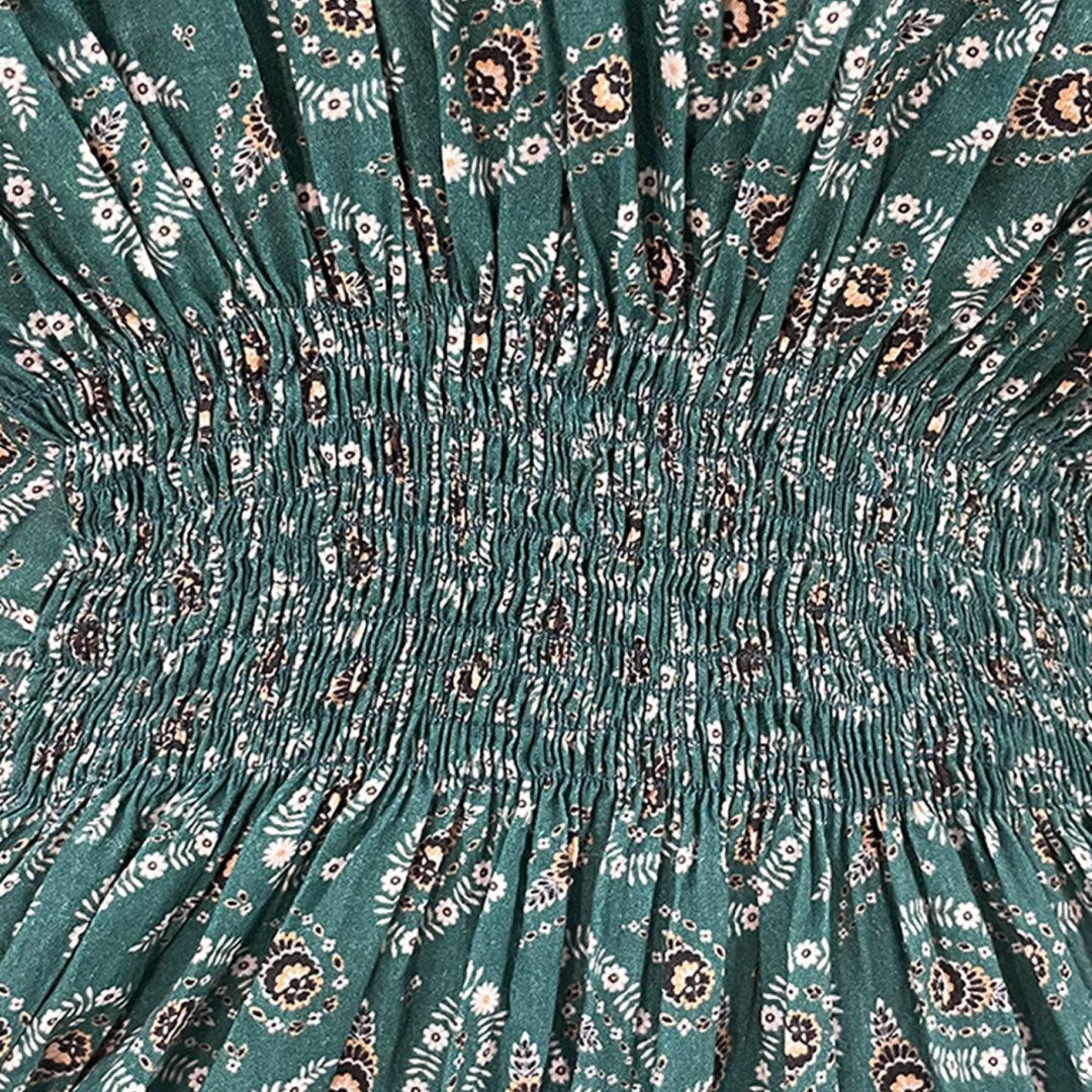 Kaftan for Women - Green booti Joeycare