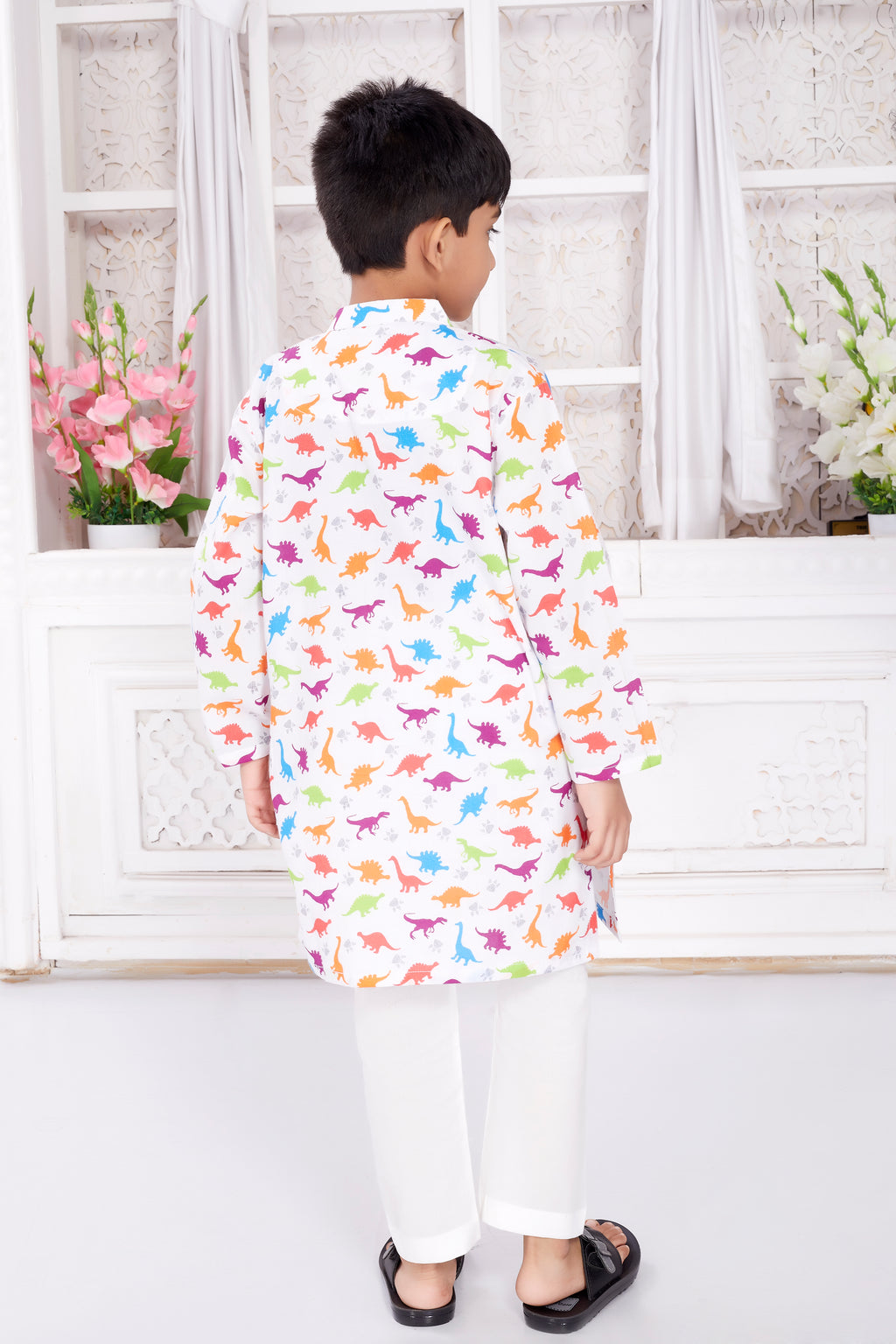 Kurta Pyjama Set for Boys - Dinosaur