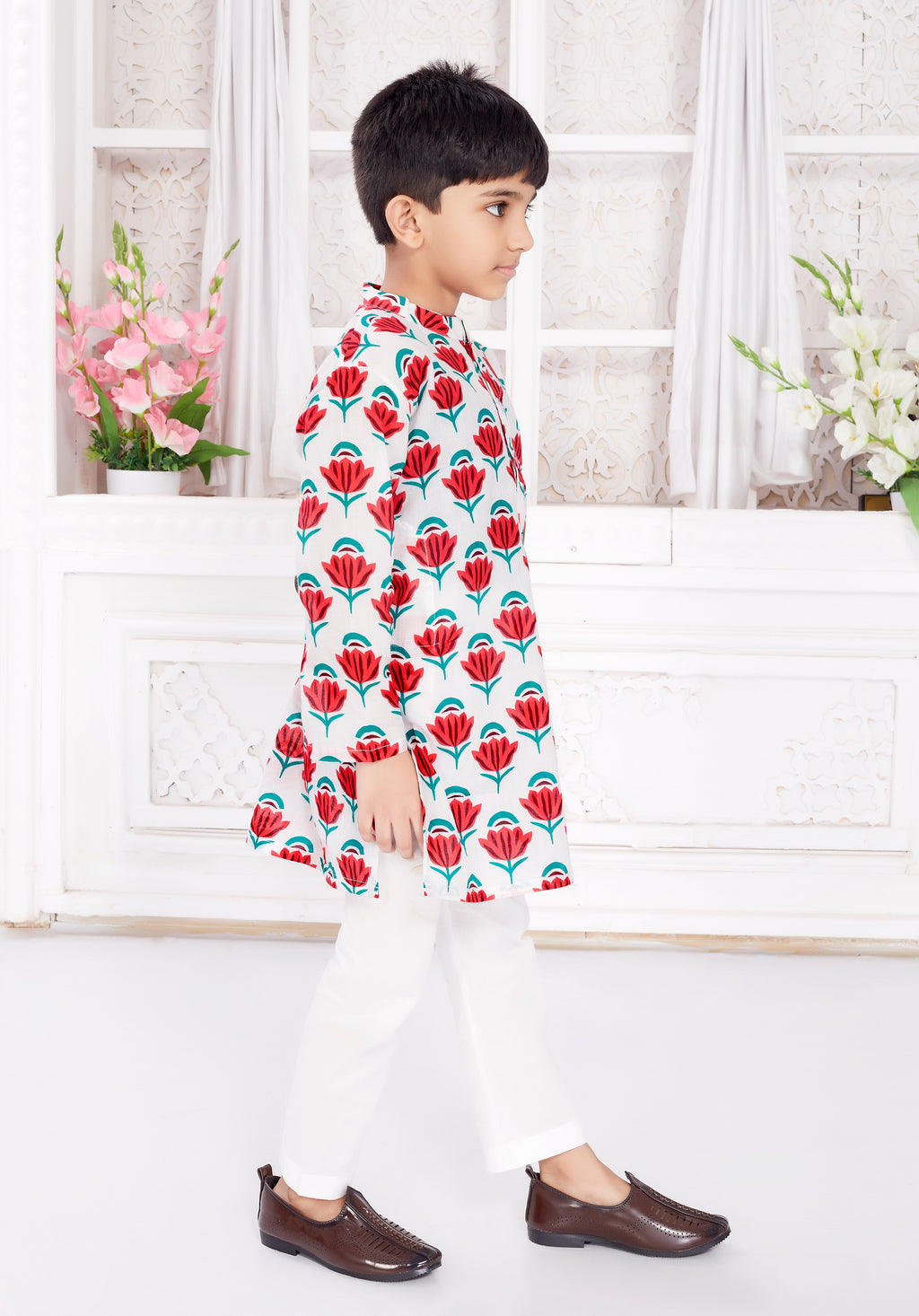 Kurta Pyjama Set for Boys - Whispering Rose