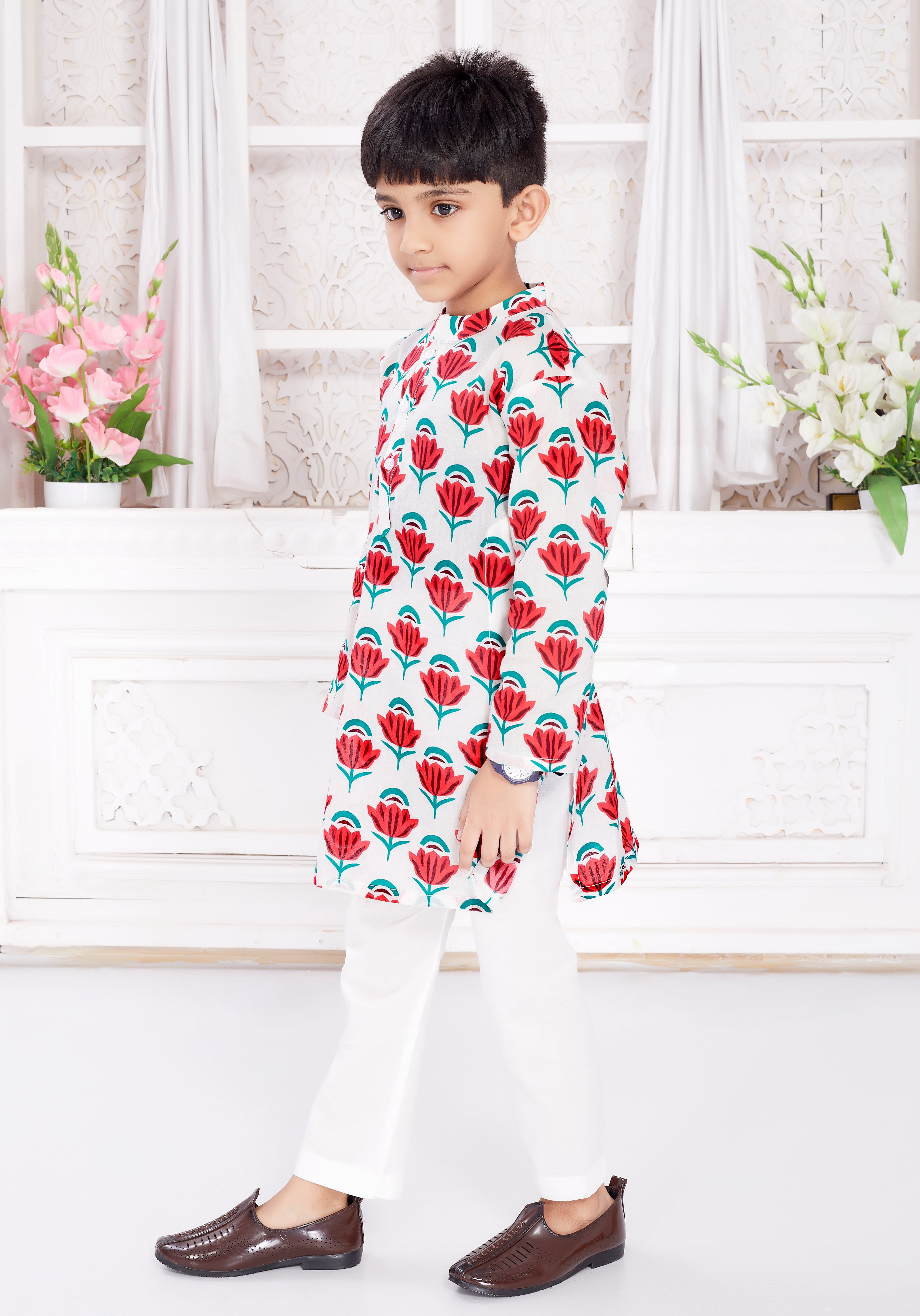 Kurta Pyjama Set for Boys - Whispering Rose