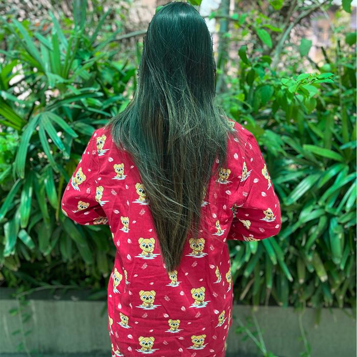 Pajama Set - Pocket Night Suit for Women - Delicious Nutella