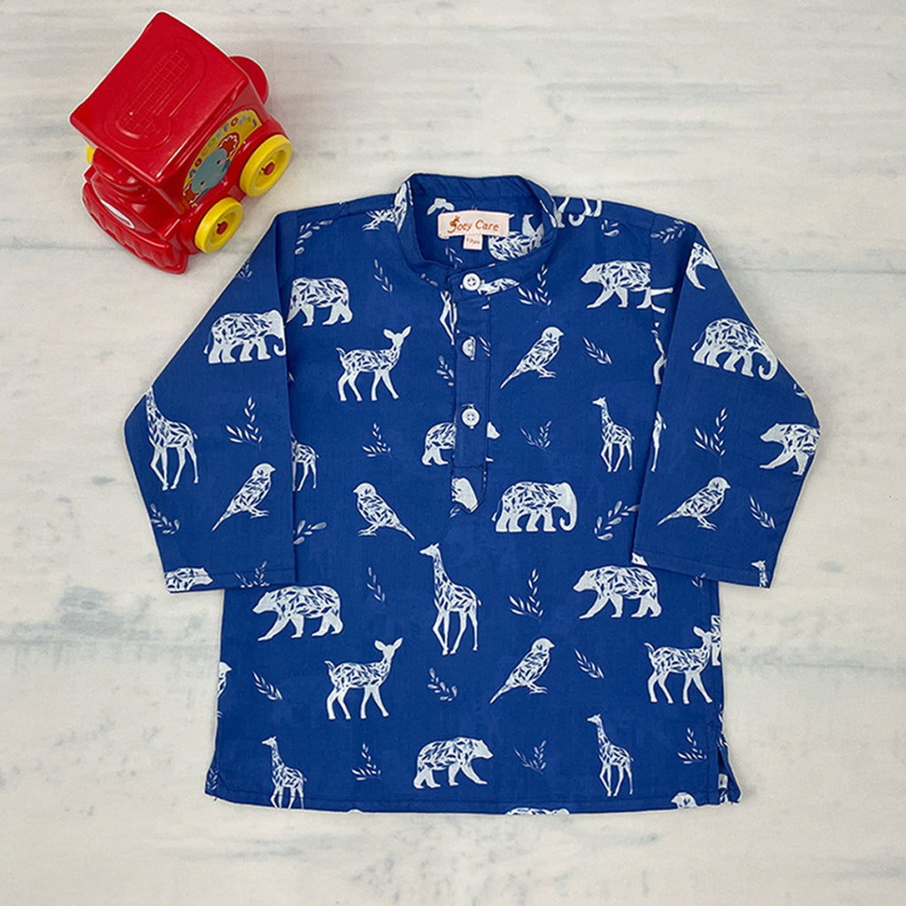 Pajama set for Boys and Girls - Blue Safari Joeycare
