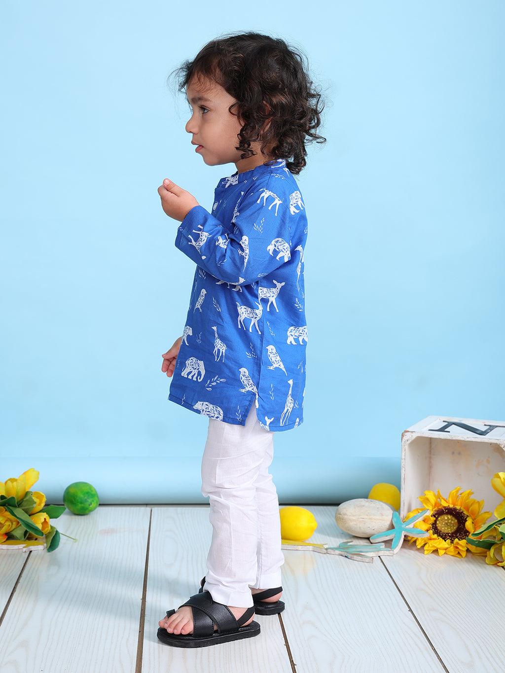Pajama set for Boys and Girls - Blue Safari Joeycare