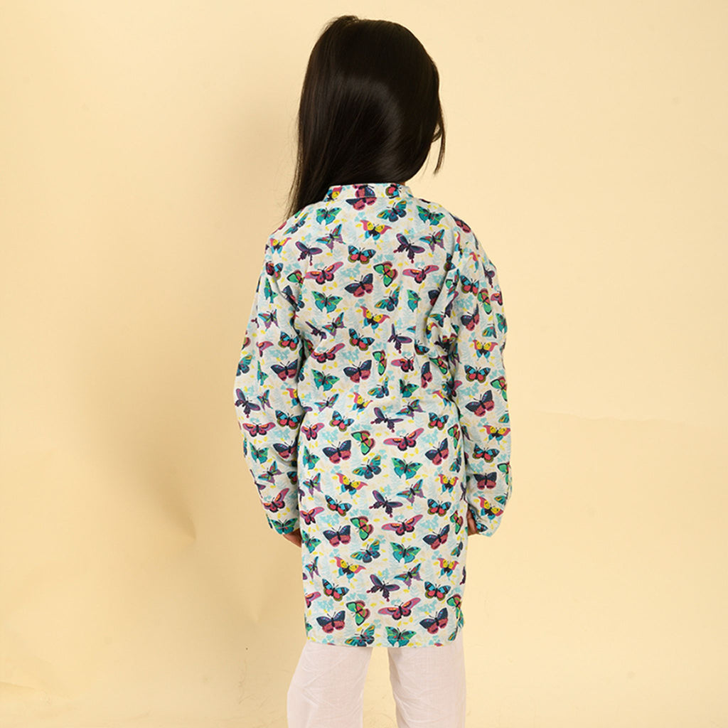 Pajama set for boys and girls - Colorful butterfly Joeycare