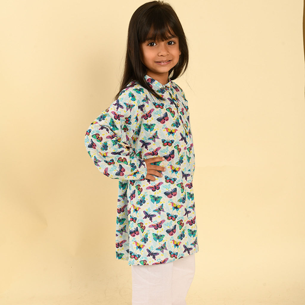 Pajama set for boys and girls - Colorful butterfly Joeycare