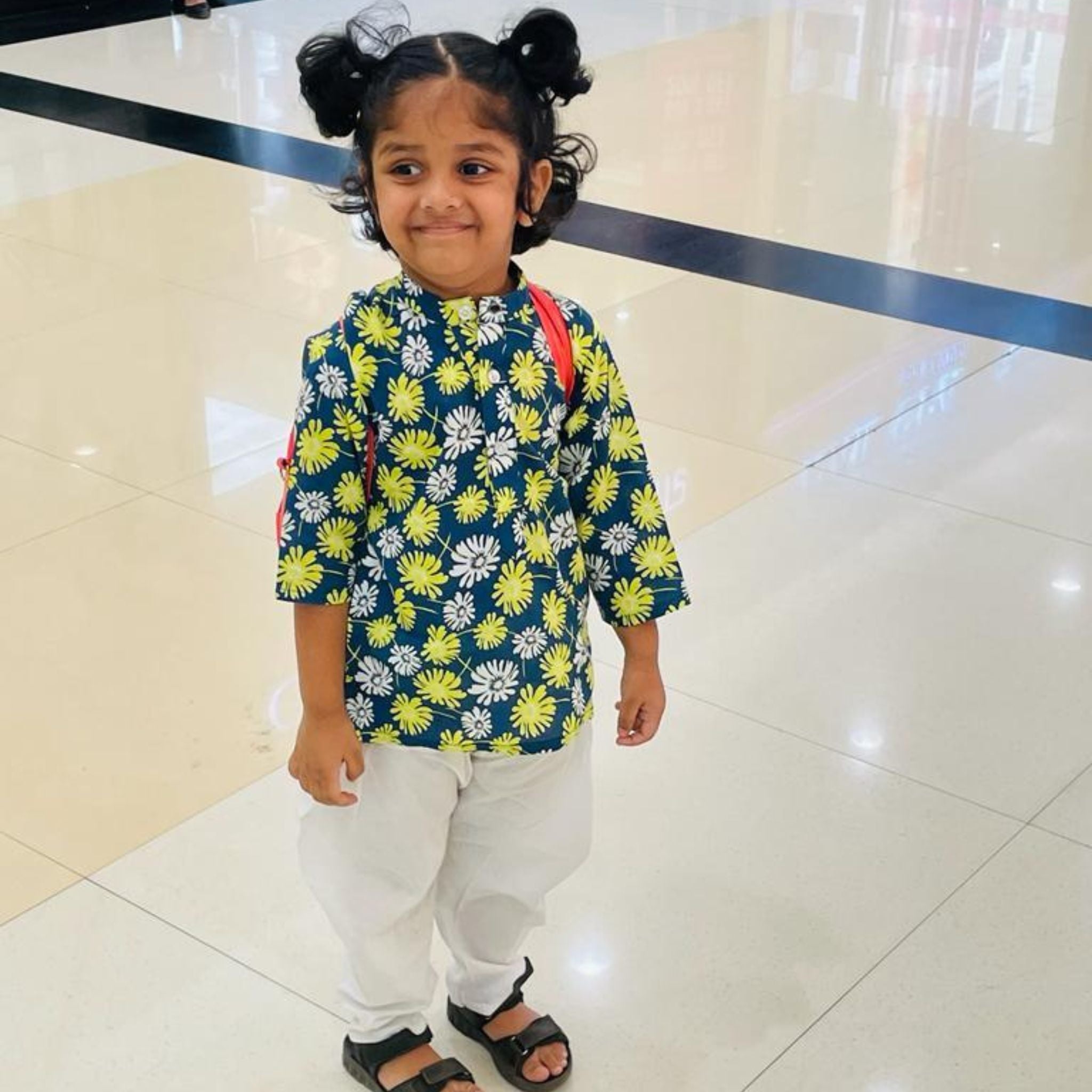 Pajama set for boys and girls - Elegant Flowers - Joeycare