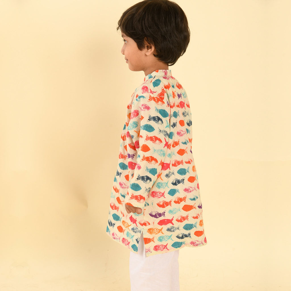 Pajama set for boys and girls - Fish Joeycare