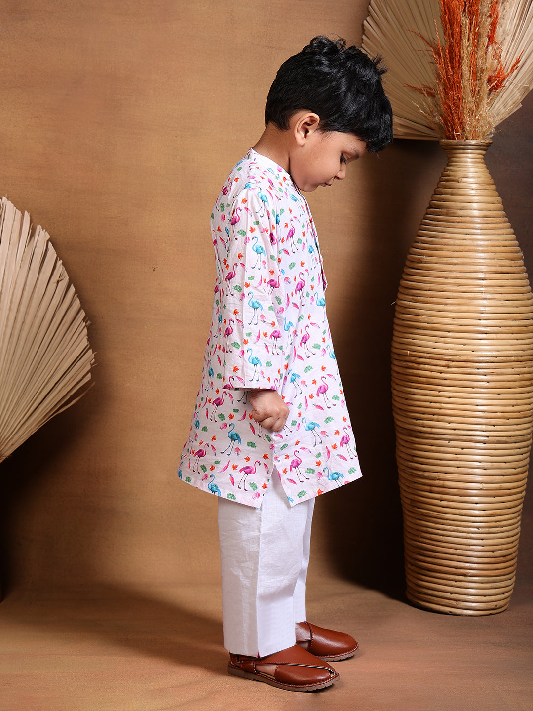 Pajama set for boys and girls - Flamingo - Joeycare