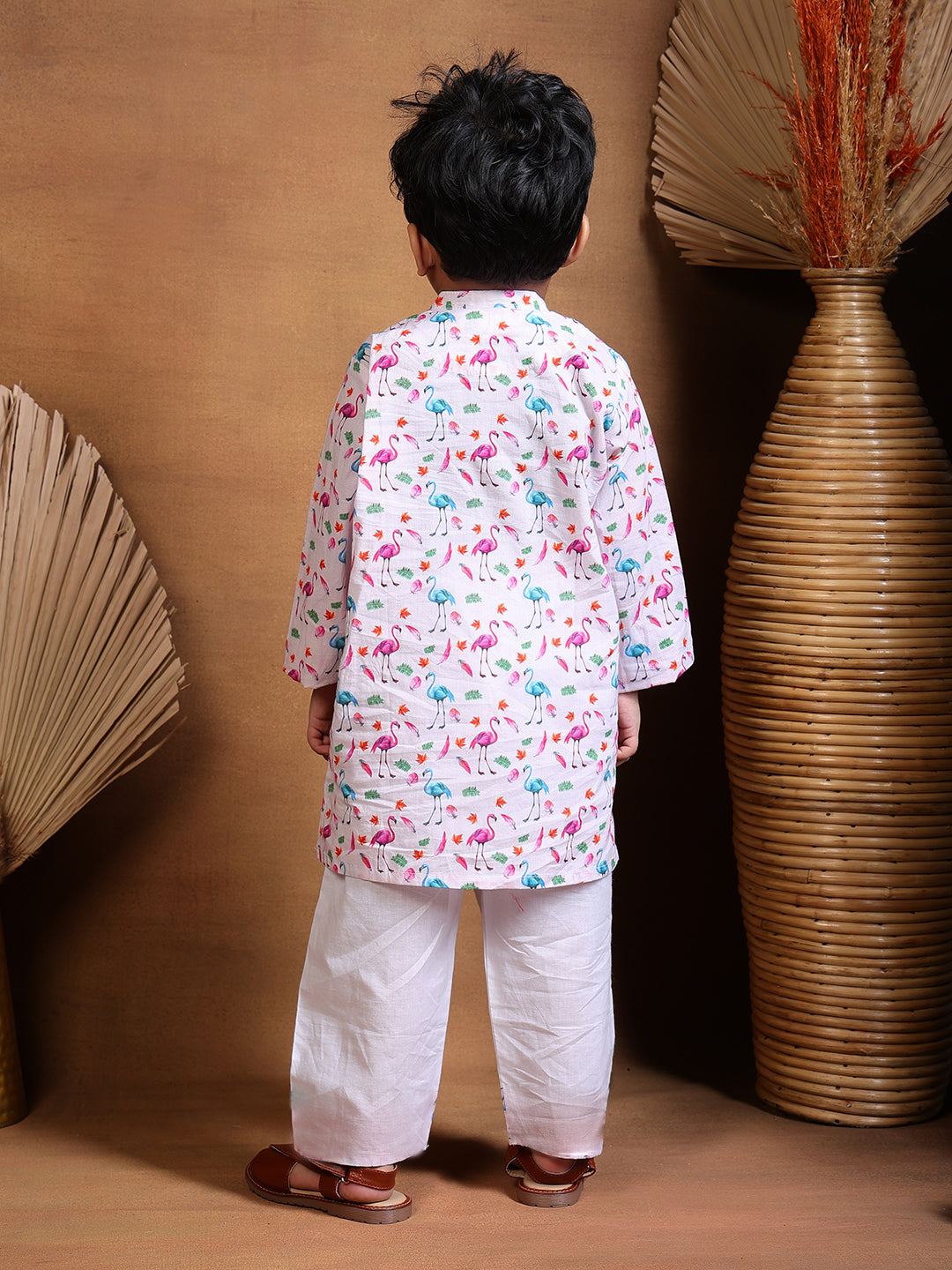 Pajama set for boys and girls - Flamingo - Joeycare