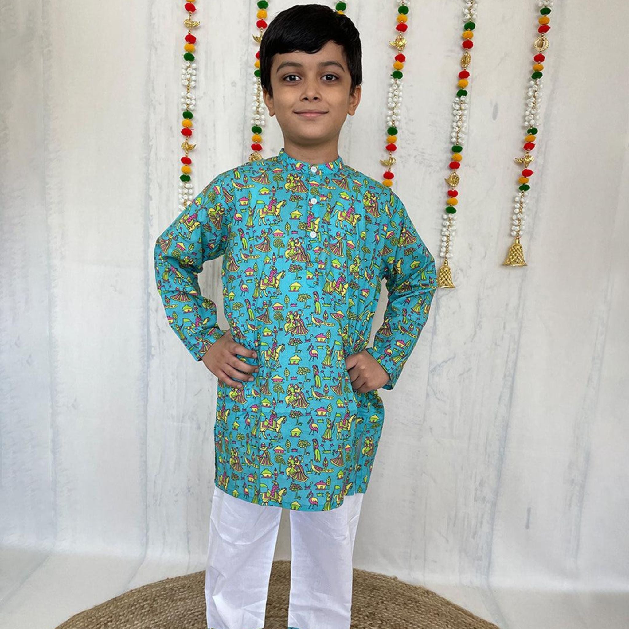 Pajama set for boys and girls - Folk Art Joeycare