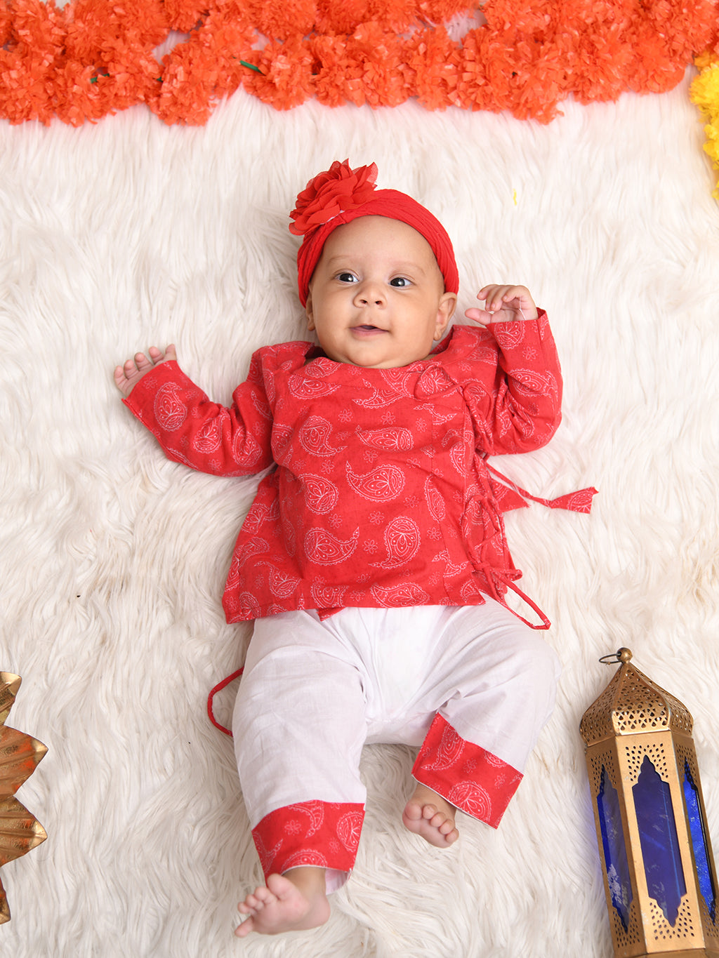 Pajama set for New Born - Royal Motif Joeycare