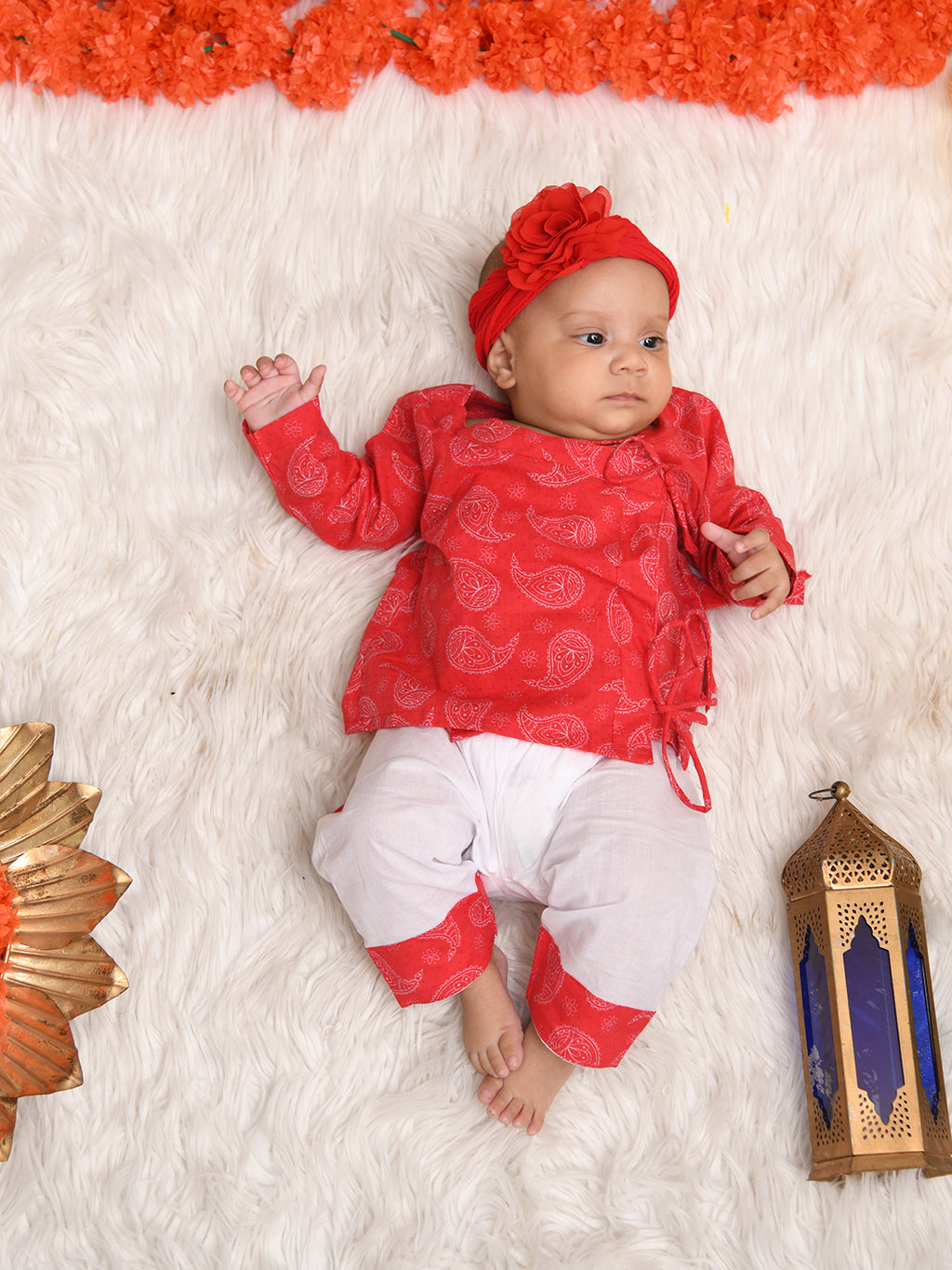 Pajama set for New Born - Royal Motif Joeycare