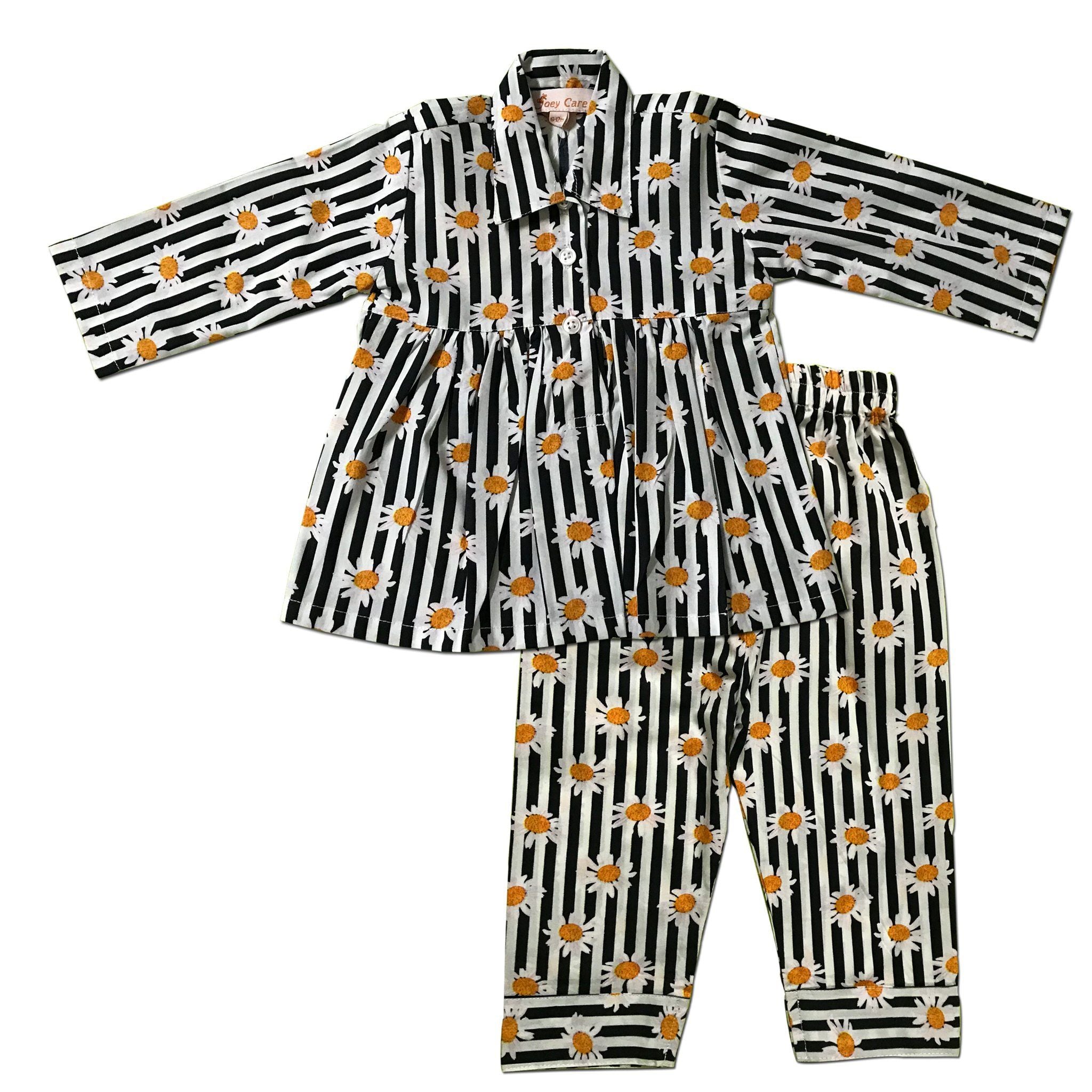 Pleated Nightwear - Daisy flower Joeycare 