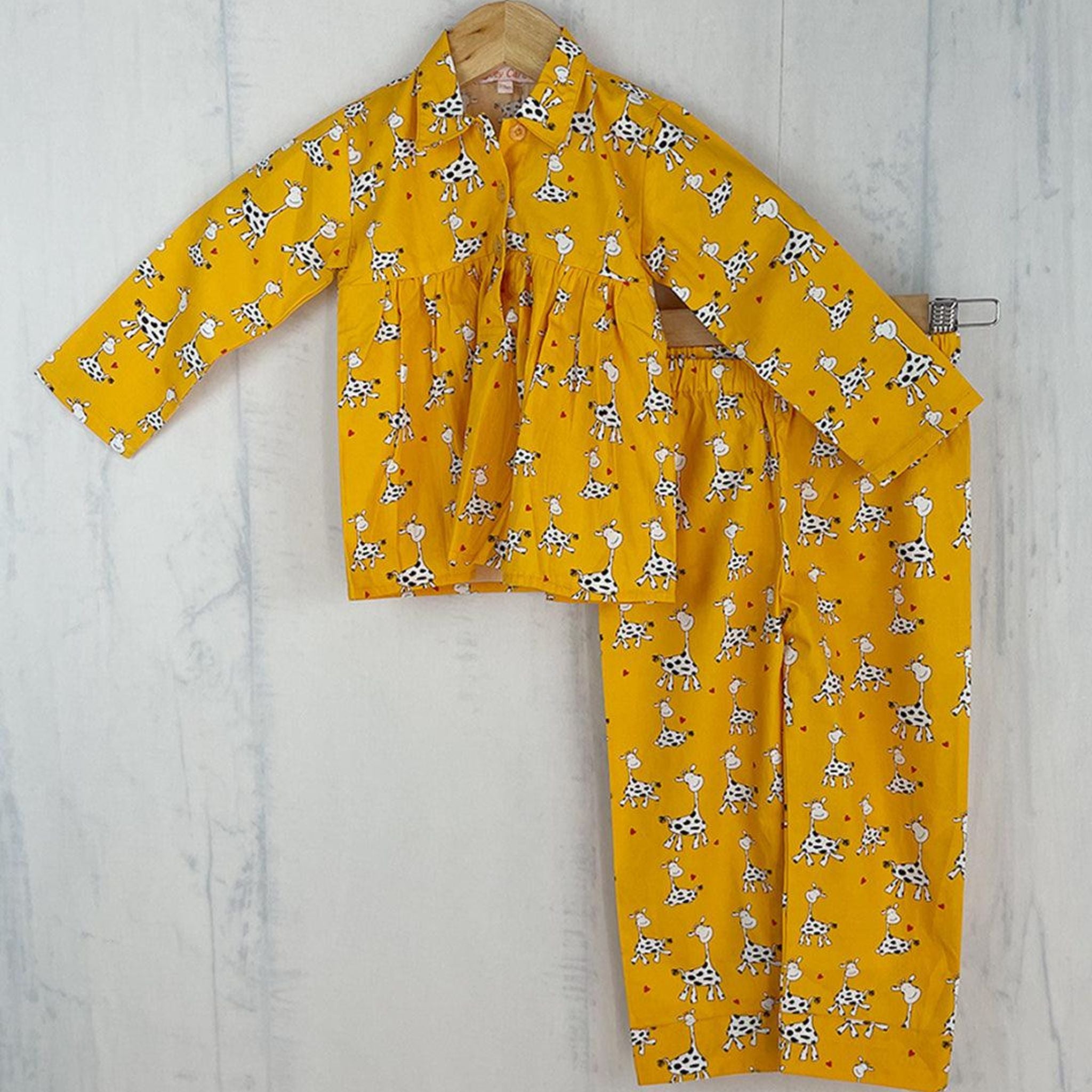 Pleated Nightwear - Naughty giraffe Joeycare 