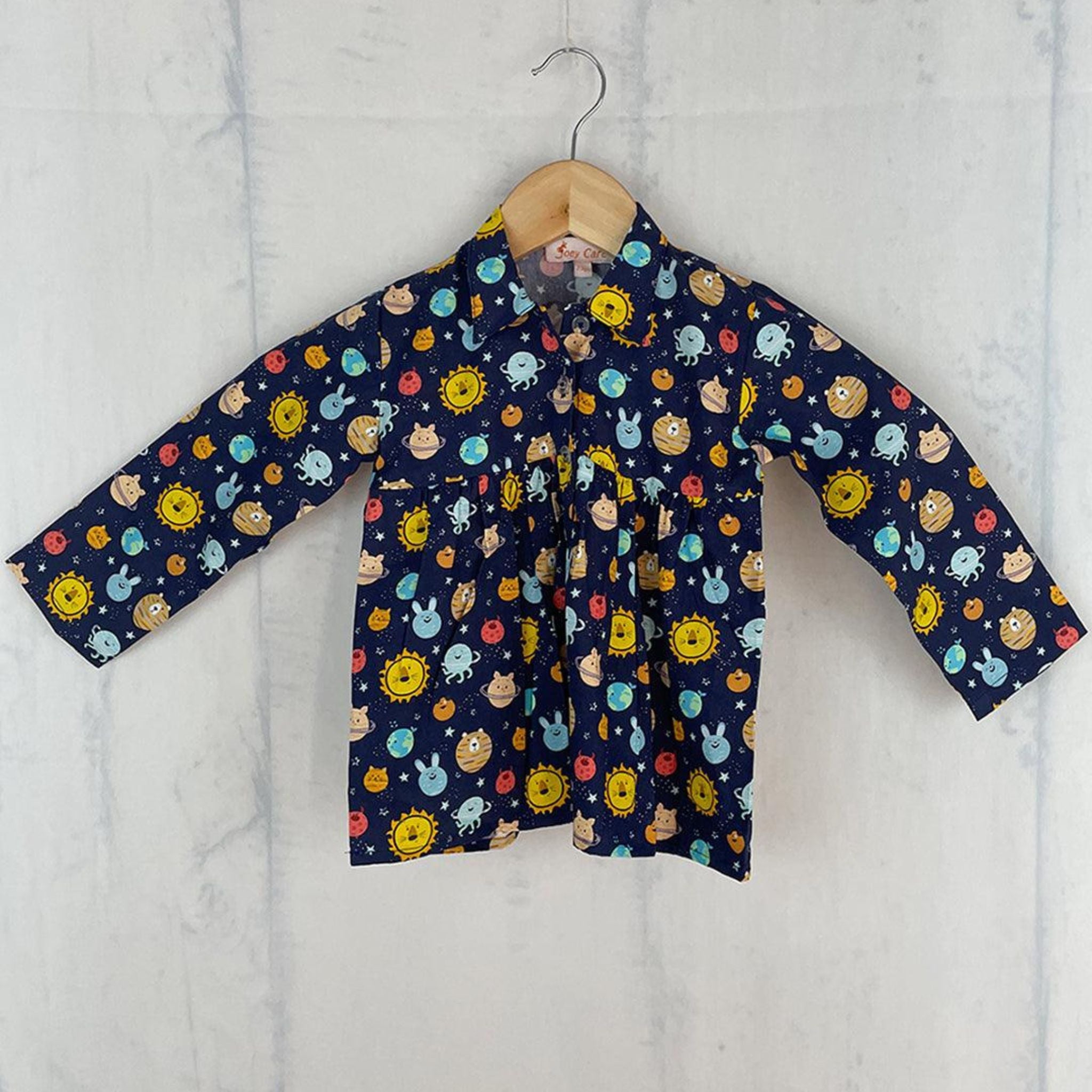 Pleated Nightwear - Solar system Joeycare