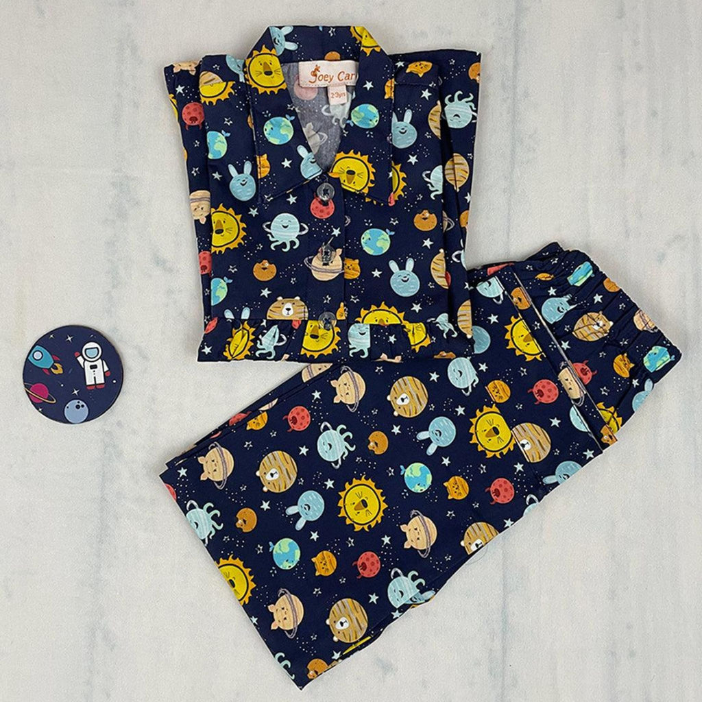 Pleated Nightwear - Solar system Joeycare