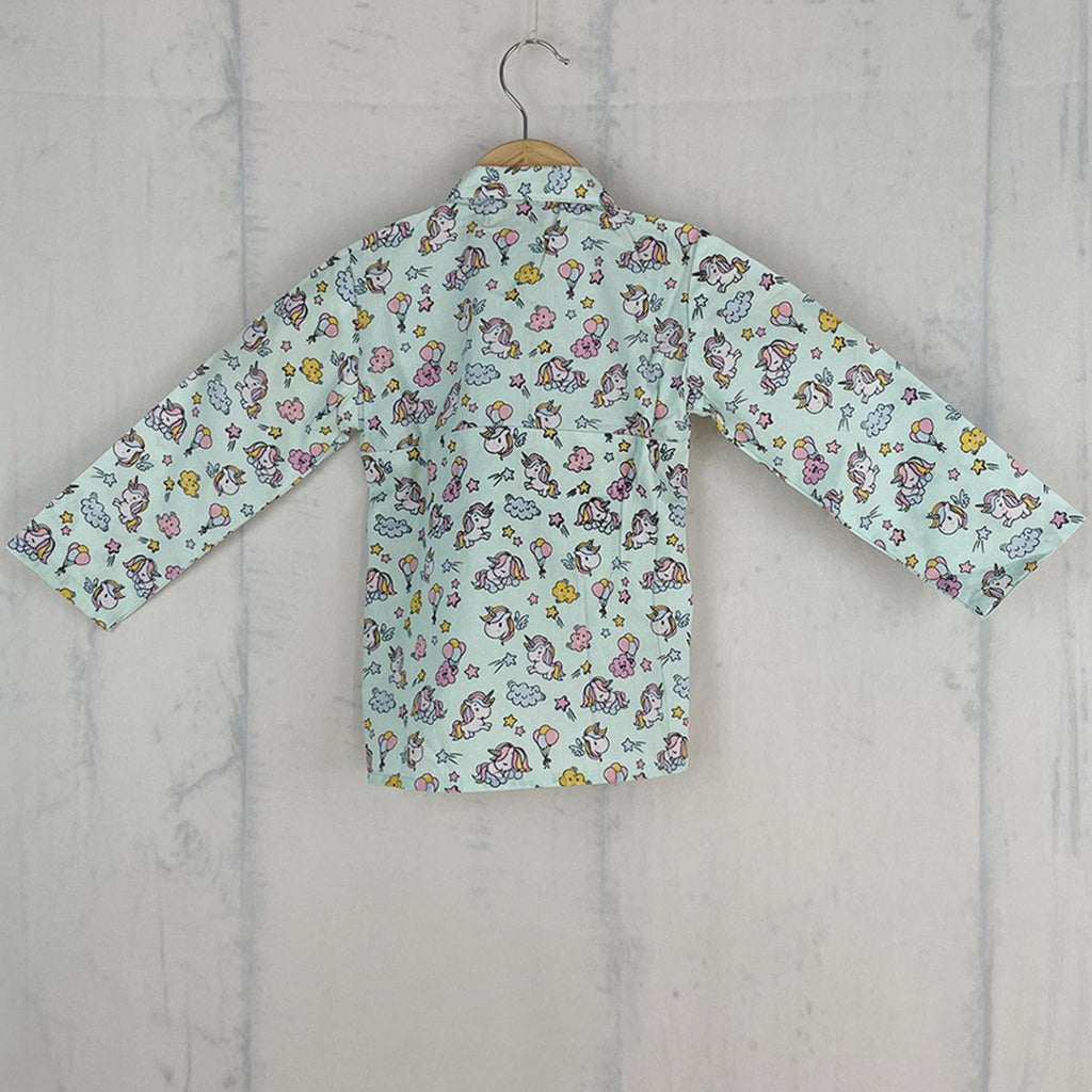 Pleated Nightwear - Unicorn print Joeycare 