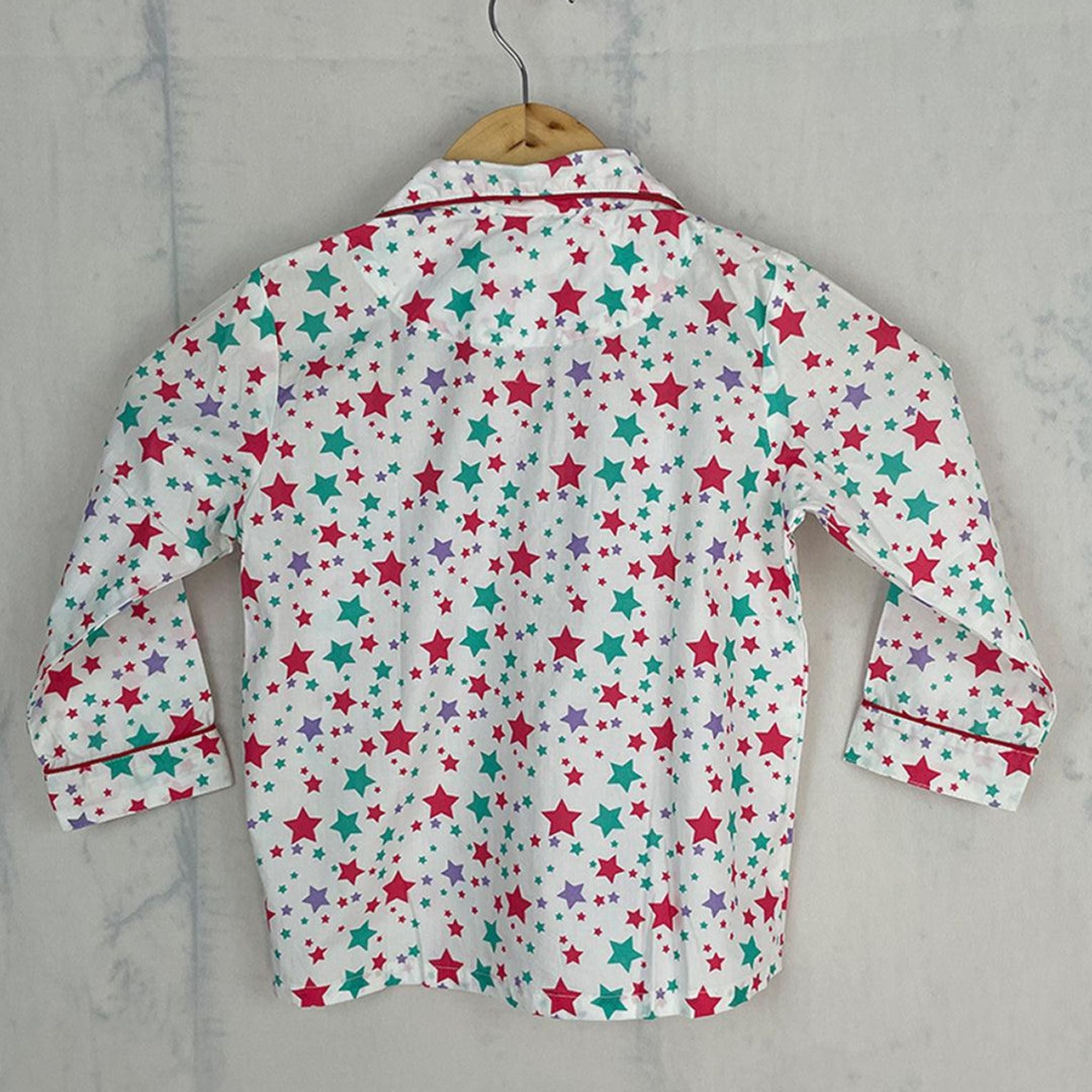 Pocket Nightwear for Girls and Boys - Colourful stars Joeycare 