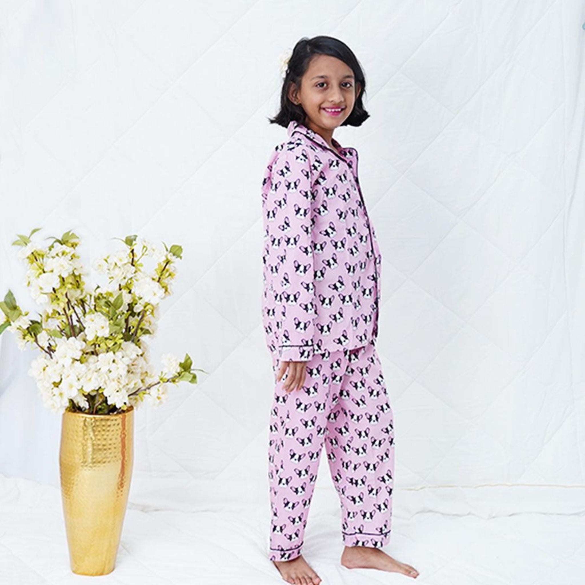 Pocket Nightwear for Girls and Boys - Cute doggie Joeycare 