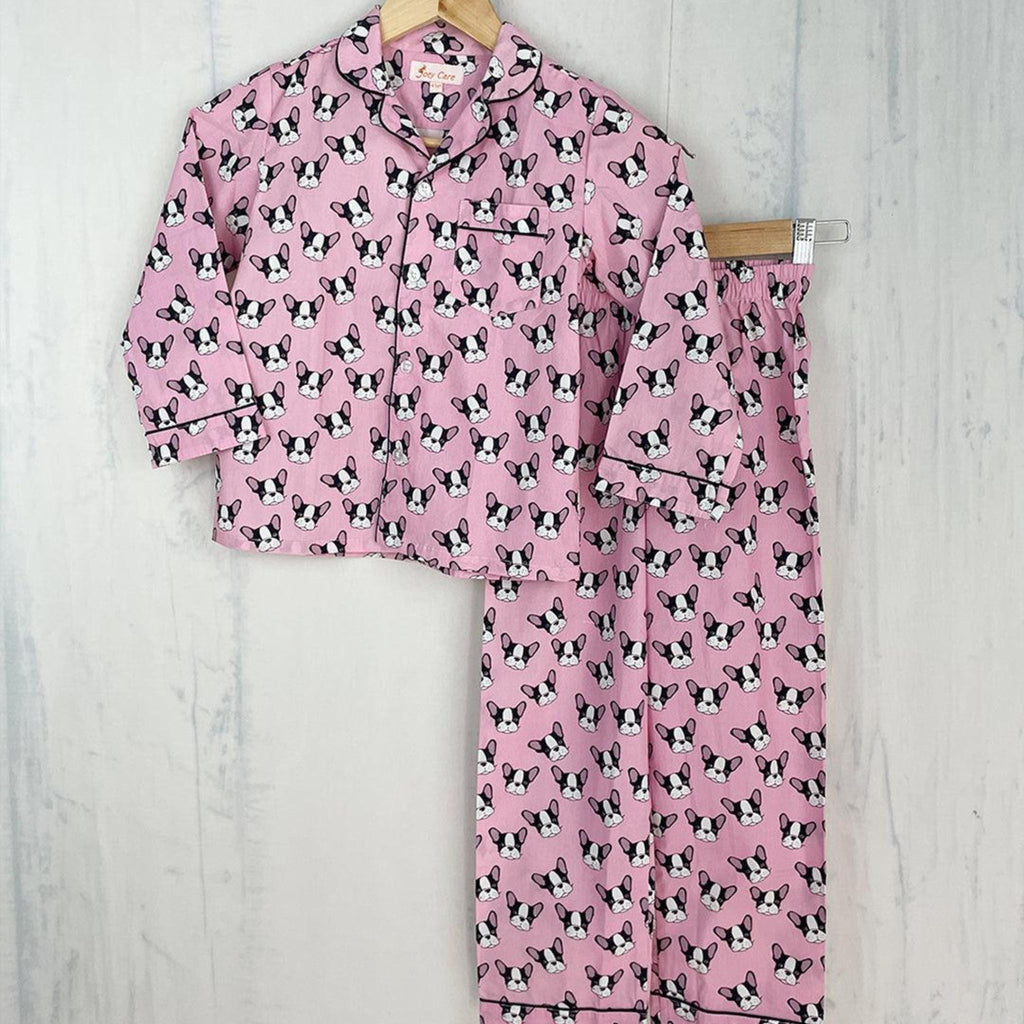 Pocket Nightwear for Girls and Boys - Cute doggie Joeycare 