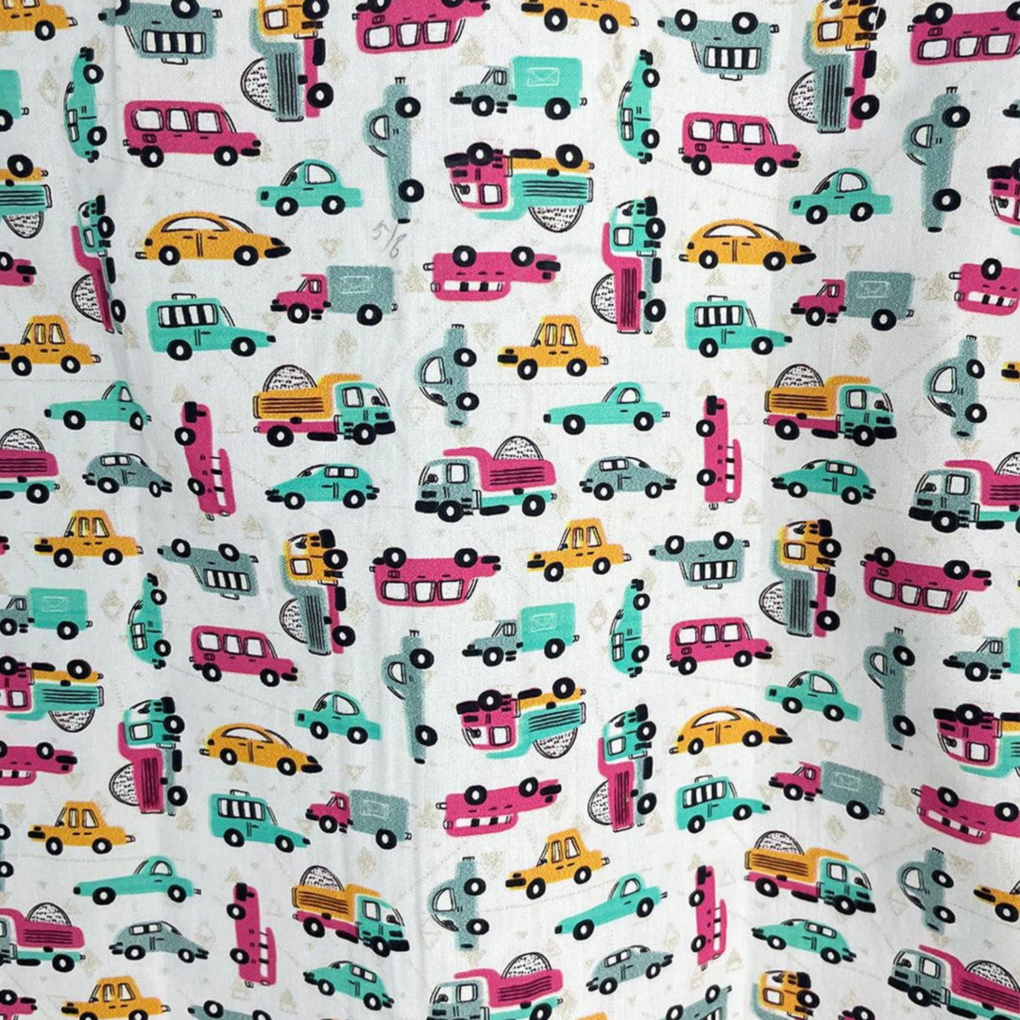 Pocket Nightwear for Girls and Boys - Doodle car Joeycare 