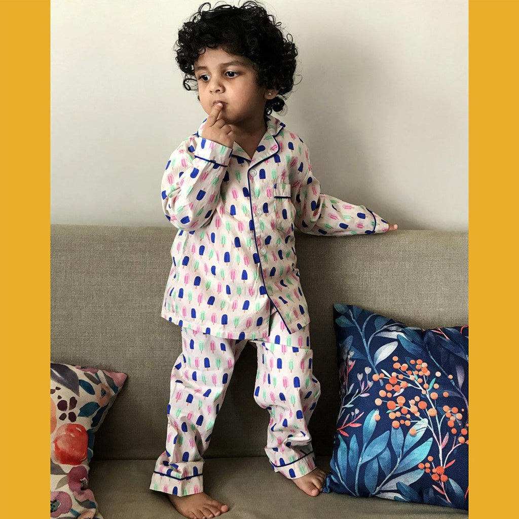 Pocket Nightwear for Girls and Boys - Icecream Joeycare 