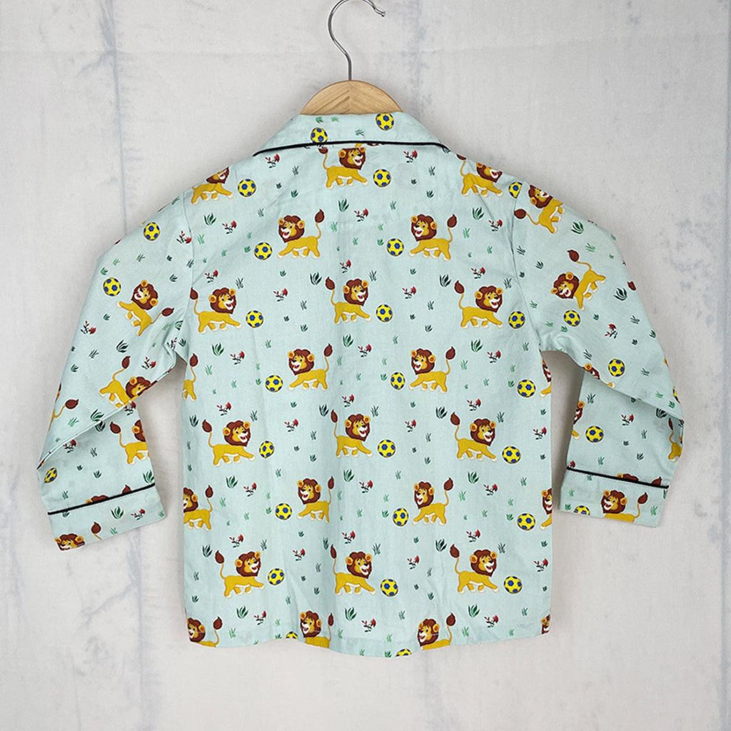 Pocket Nightwear for Girls and Boys - Lion print Joeycare